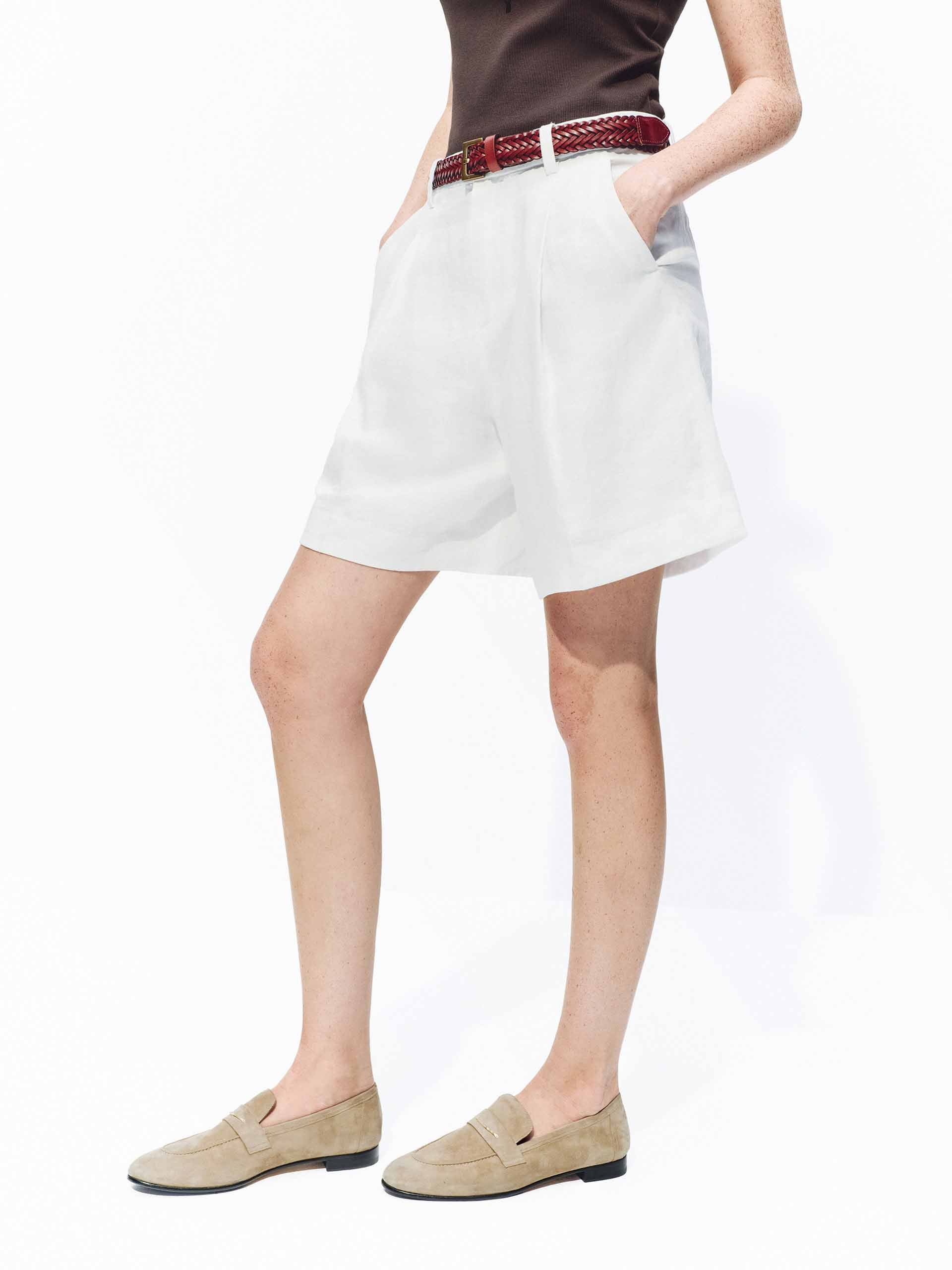 Linen Bermuda Shorts - Image 6