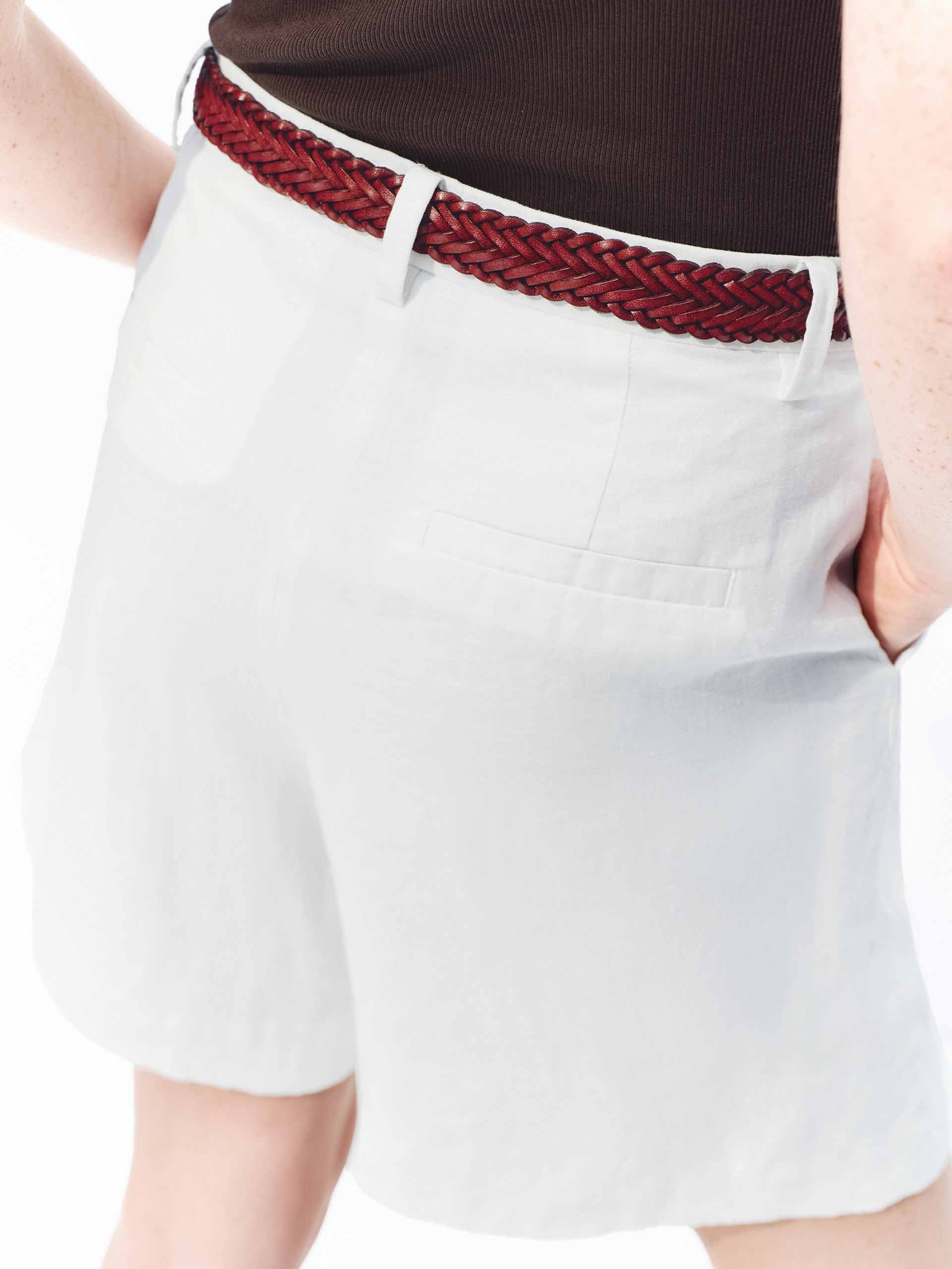 Linen Bermuda Shorts - Image 8