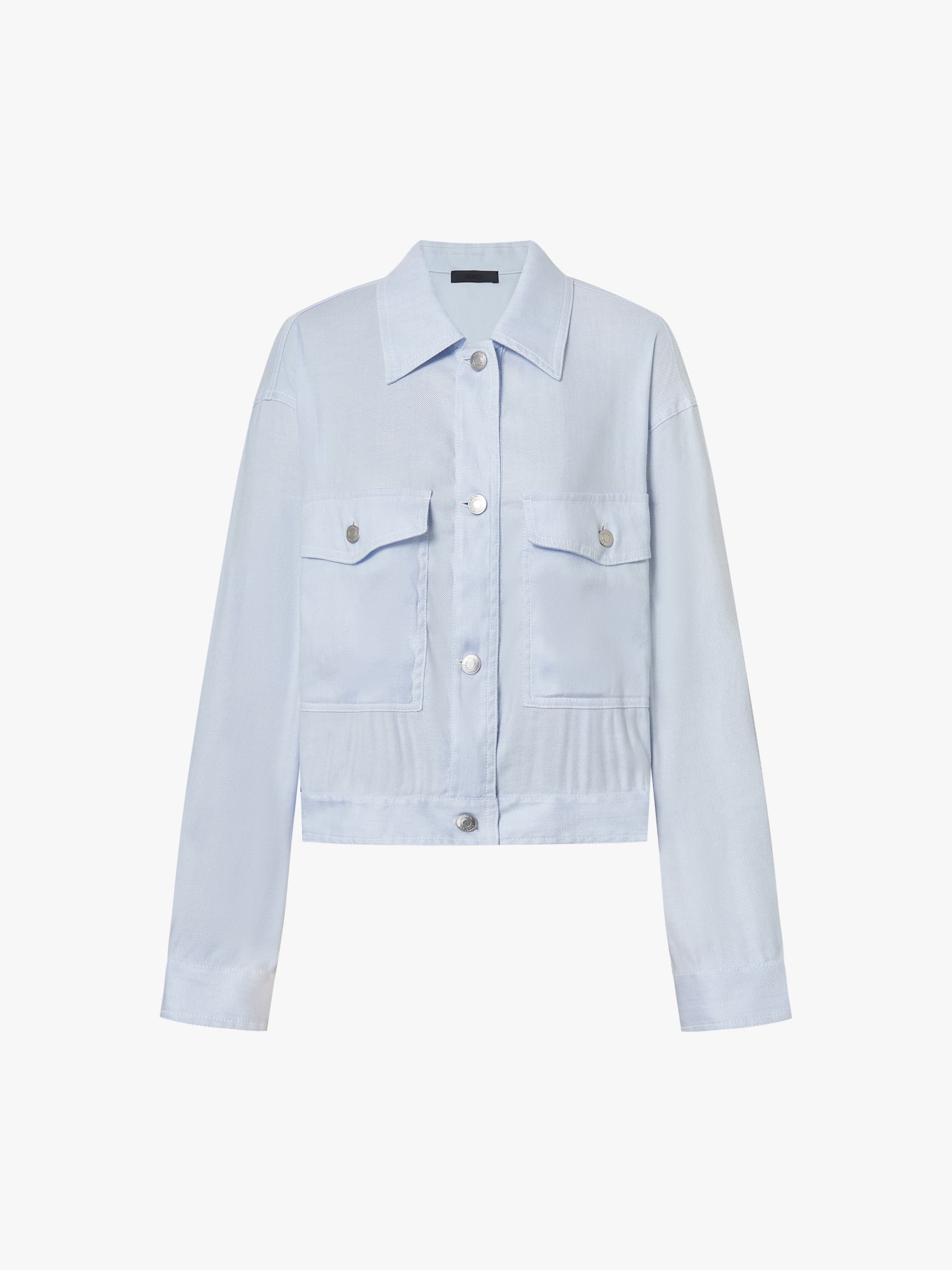 Linen Blend Cargo Jacket - Image 5