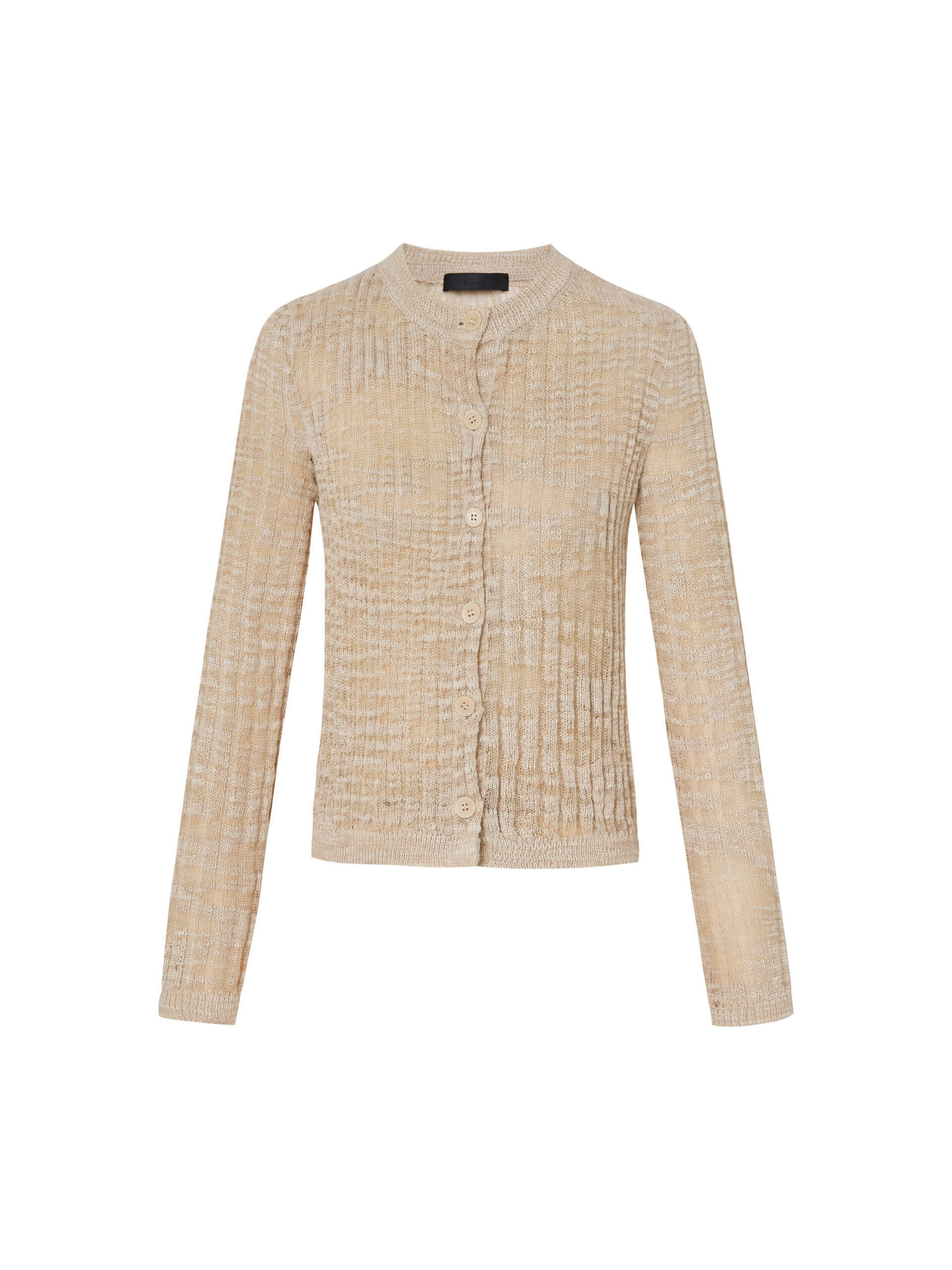 Linen Blend Knit Cardigan - Image 5