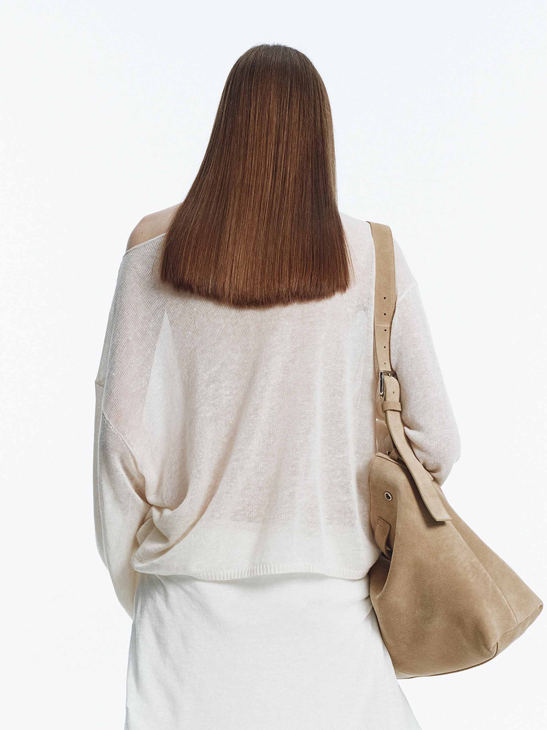 Linen Blend Letter Knit Top - Image 11