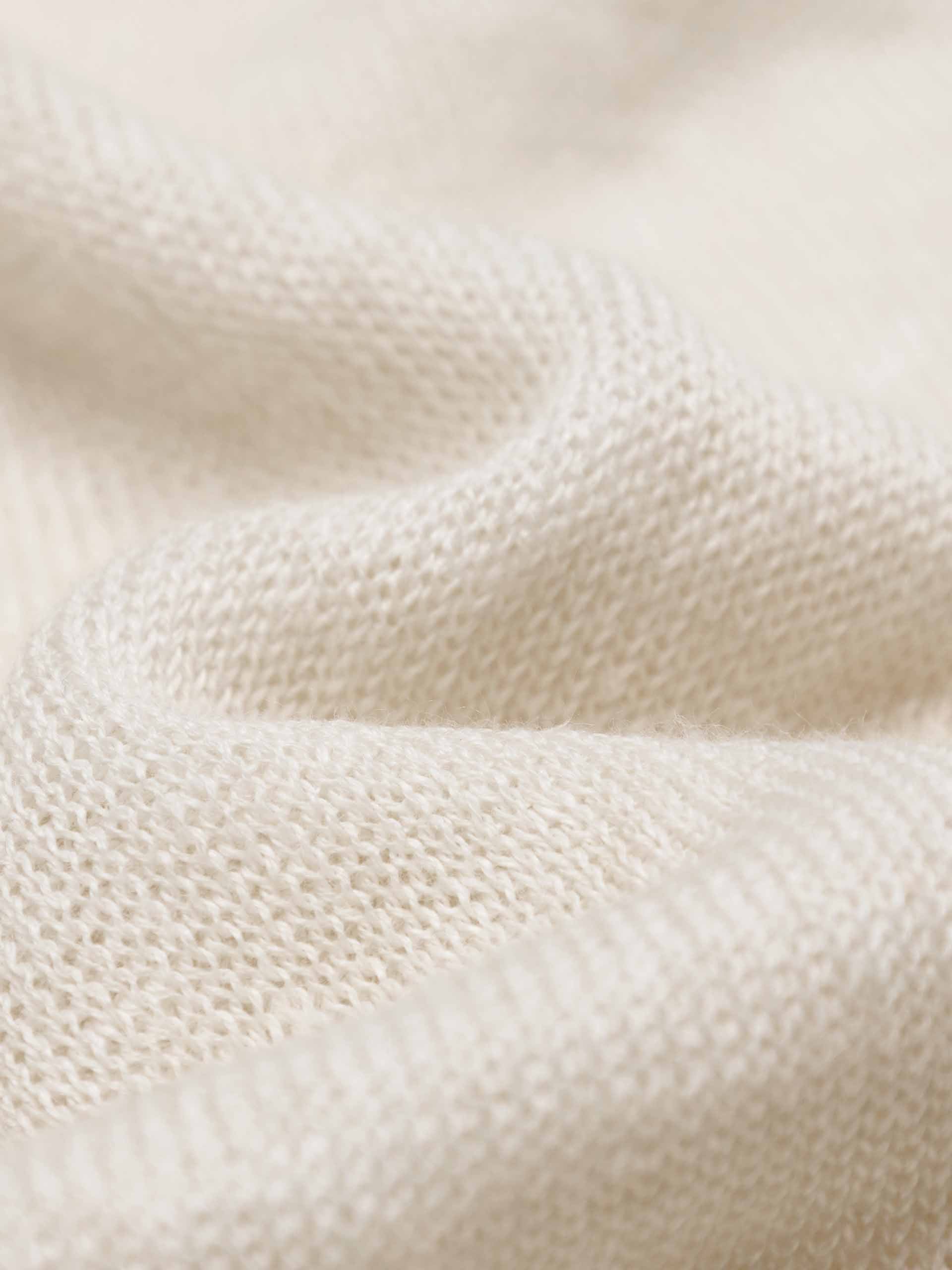 Linen Blend Letter Knit Top - Image 12