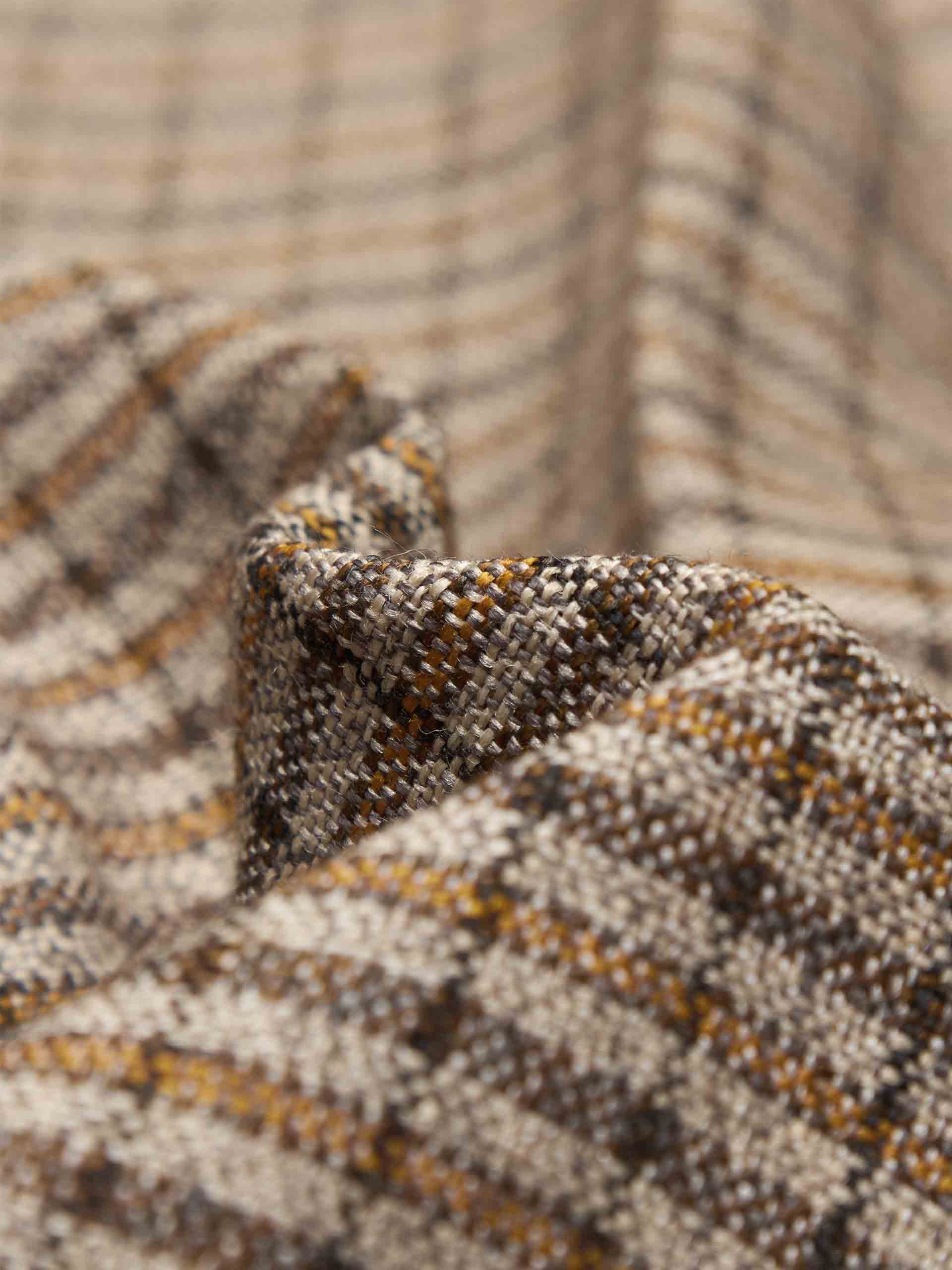 Linen Blend Pleated Skirt - Image 4