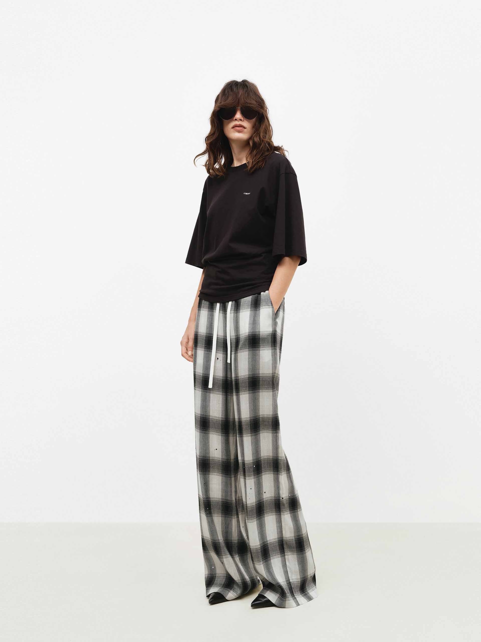 Linen Blend Splatter Pants - Image 2