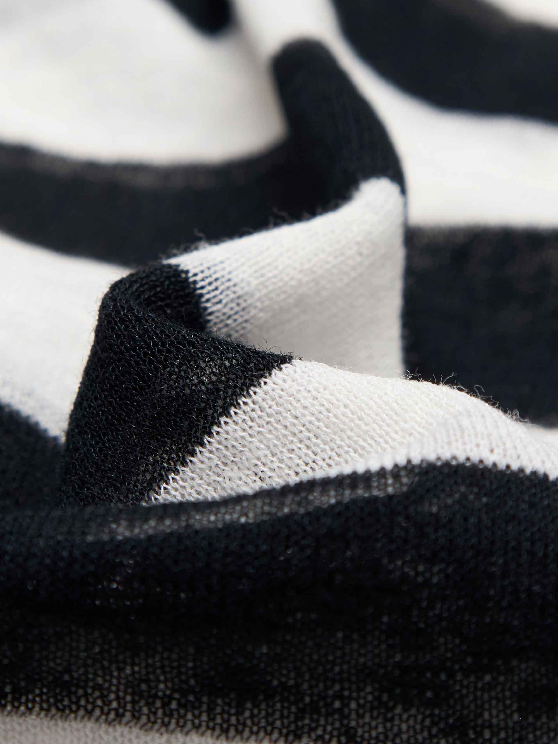 Linen Blend Striped Sweater - Image 4