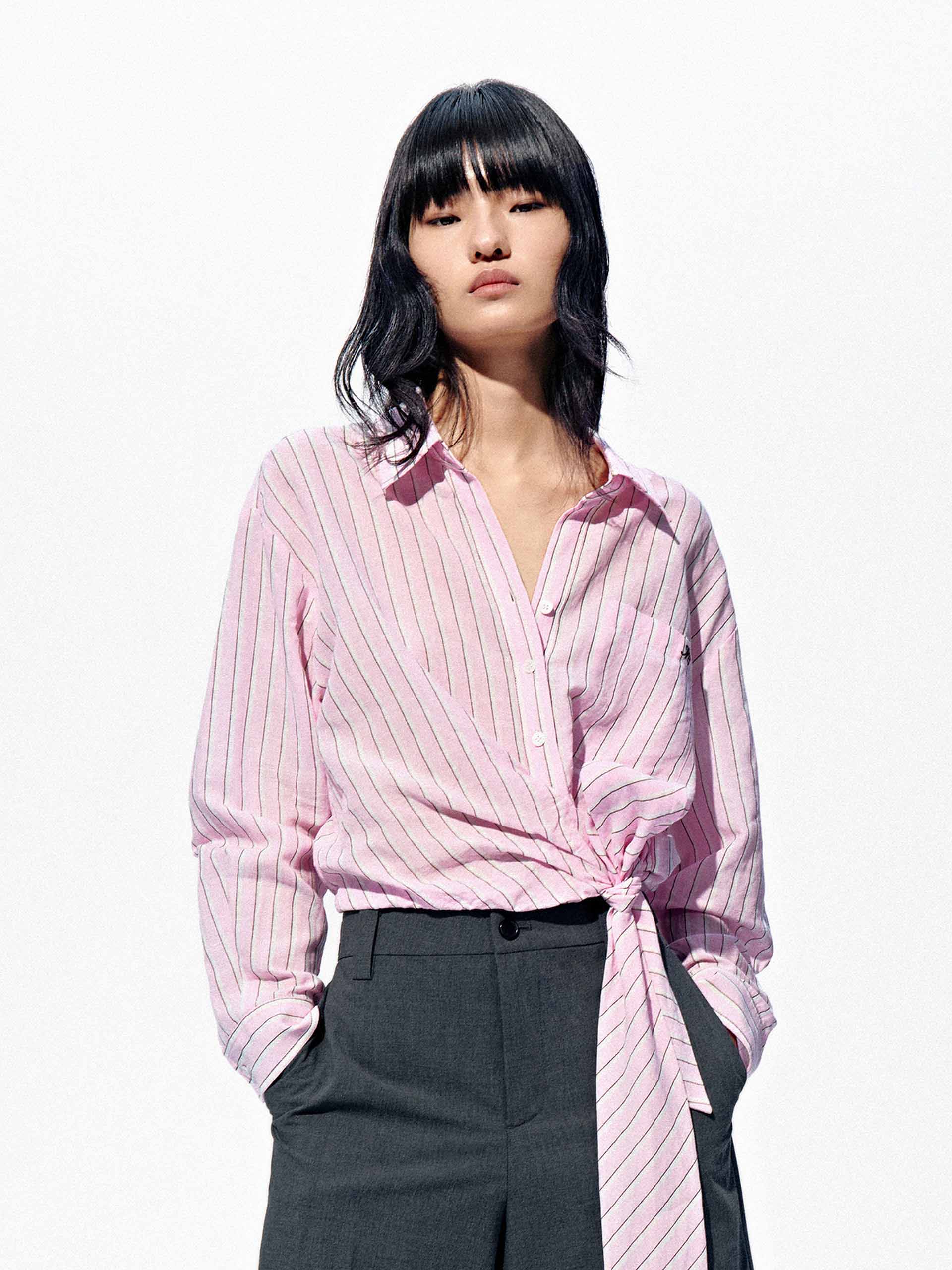 Linen Cotton Cropped Top