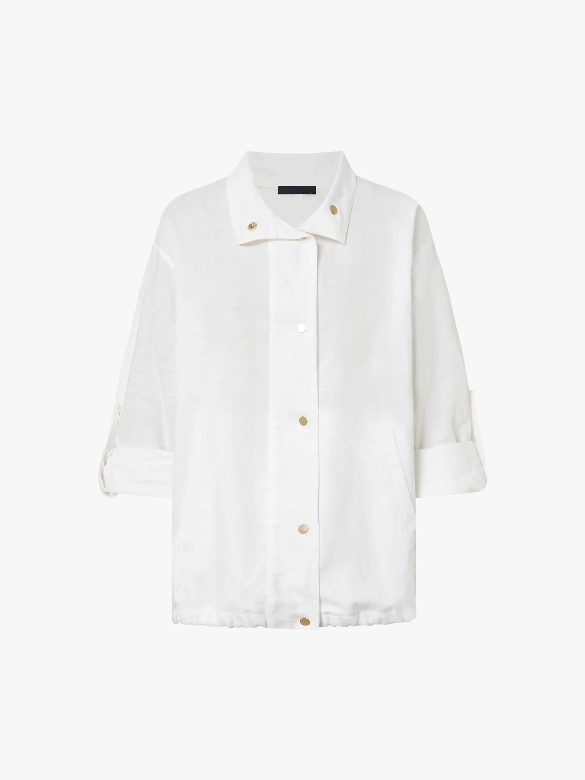 Linen Cotton Relaxed Coat - Image 5