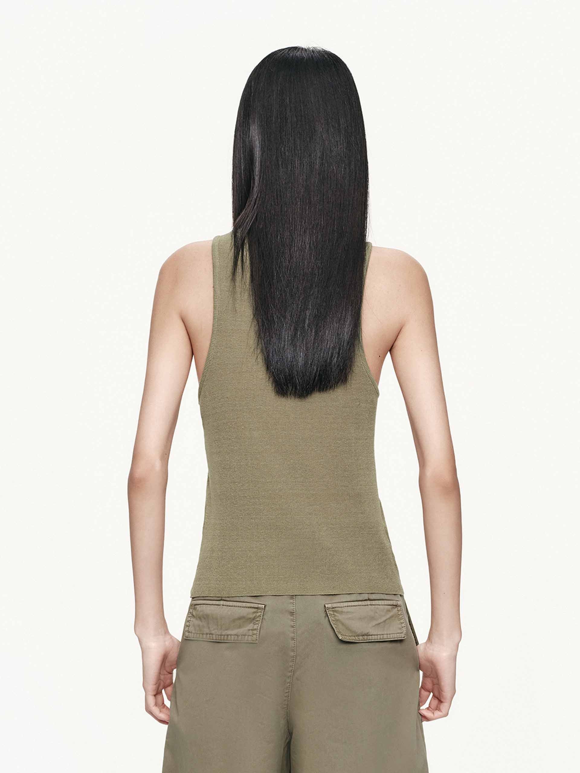 Linen Cotton Sleeveless Tank - Image 13