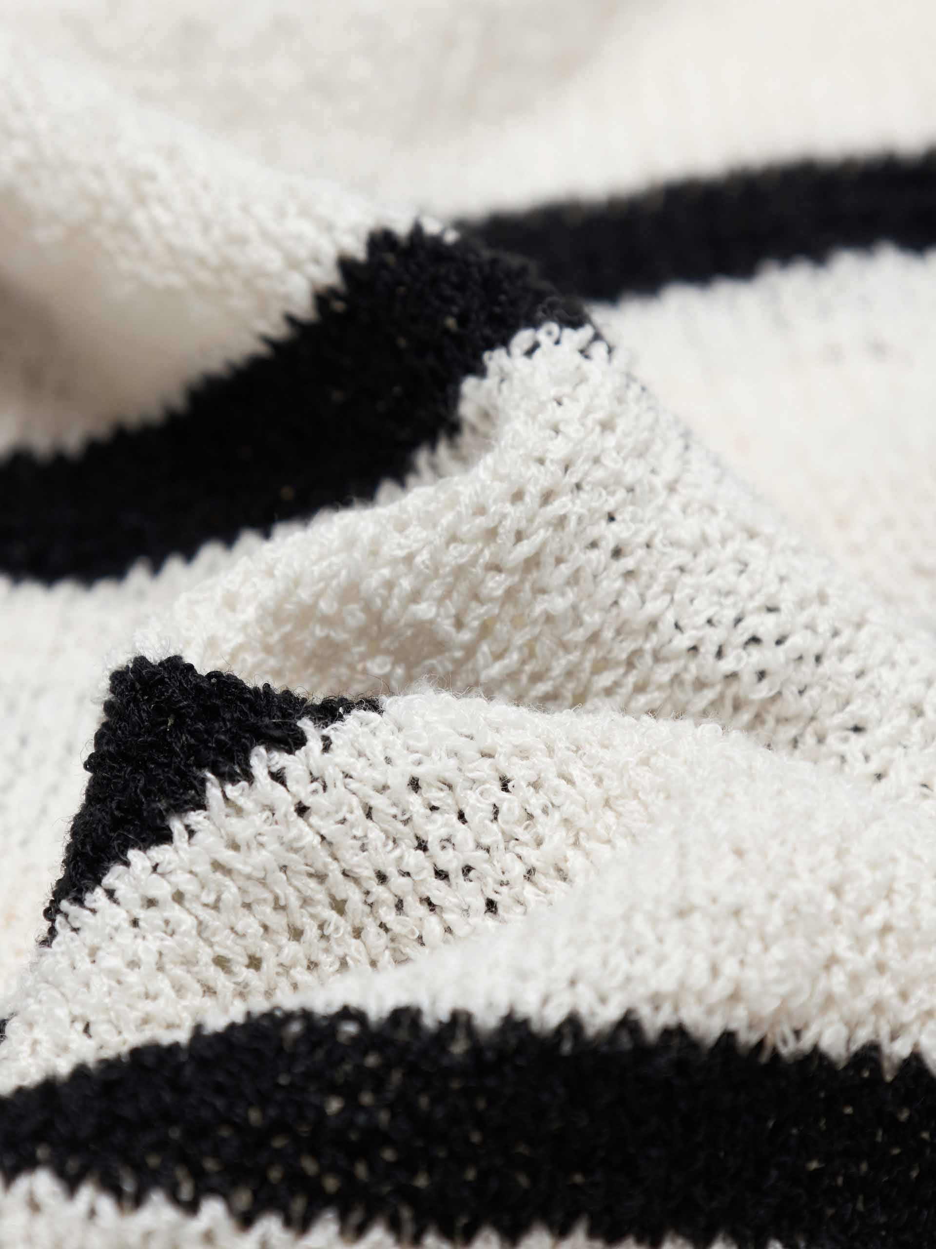 Linen Silk Striped Knit Tank - Image 4
