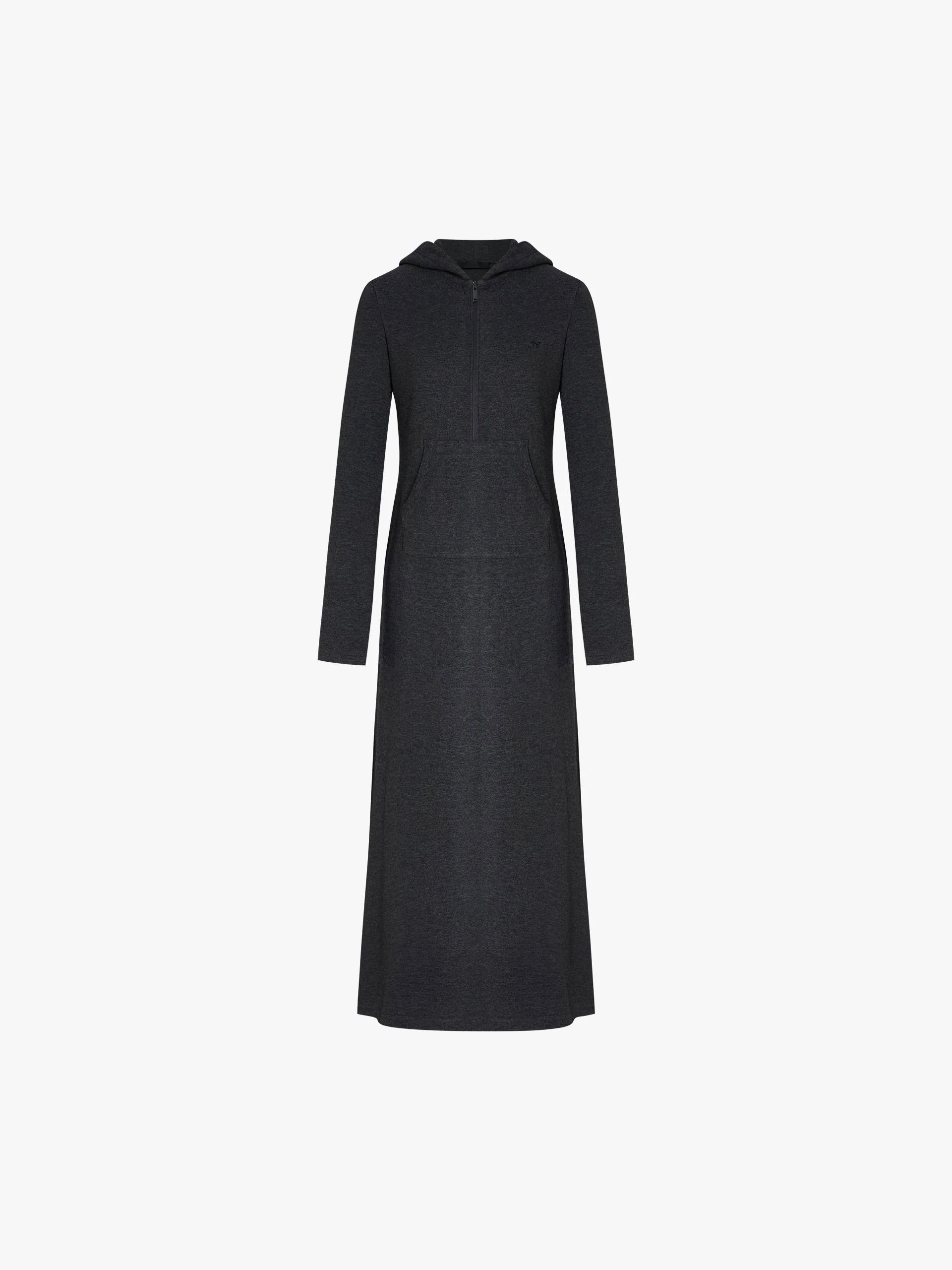 Fitted Hooded Maxi Dress - Image 5
