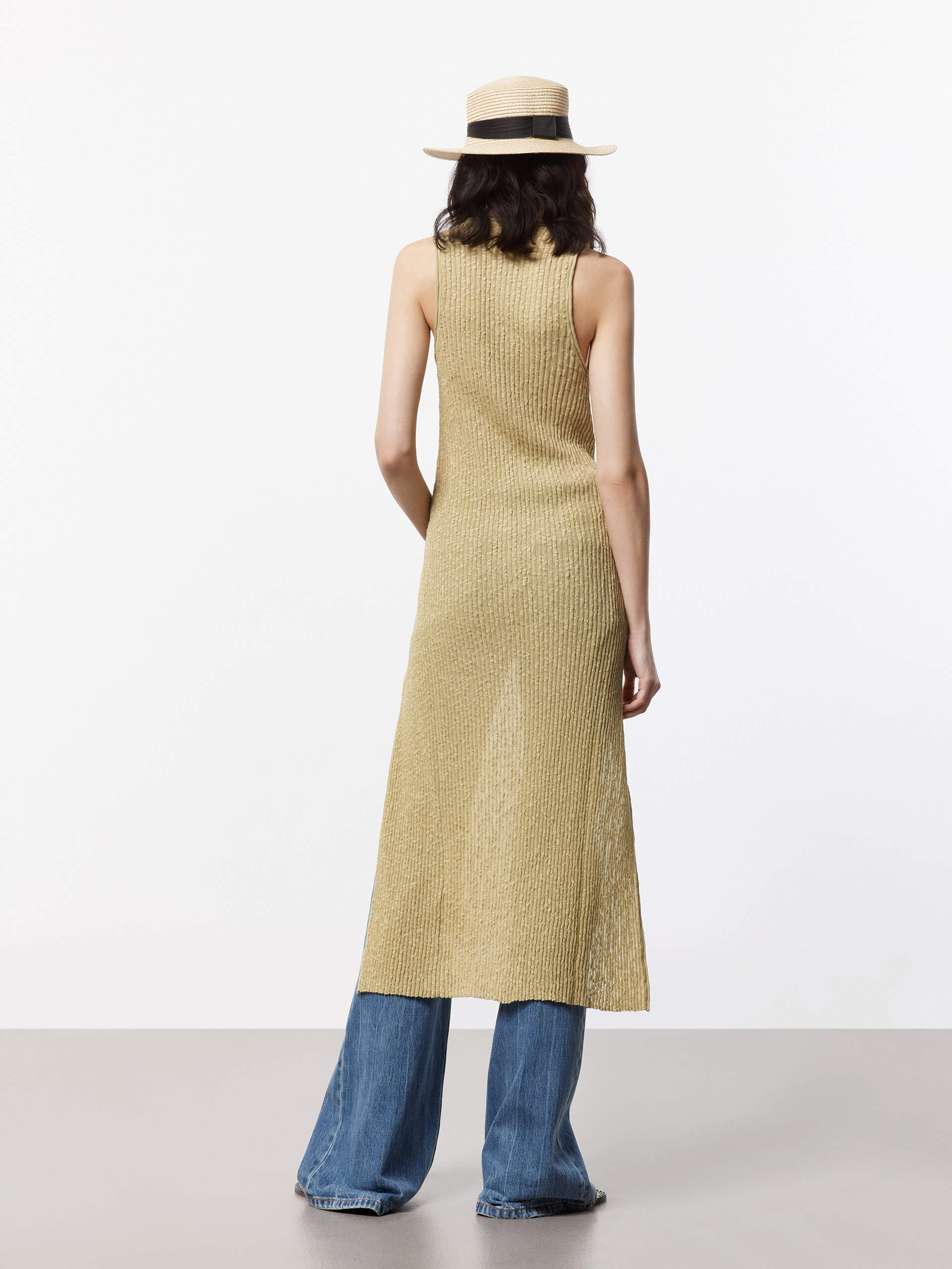 Long Line Cotton Cardigan - Image 6