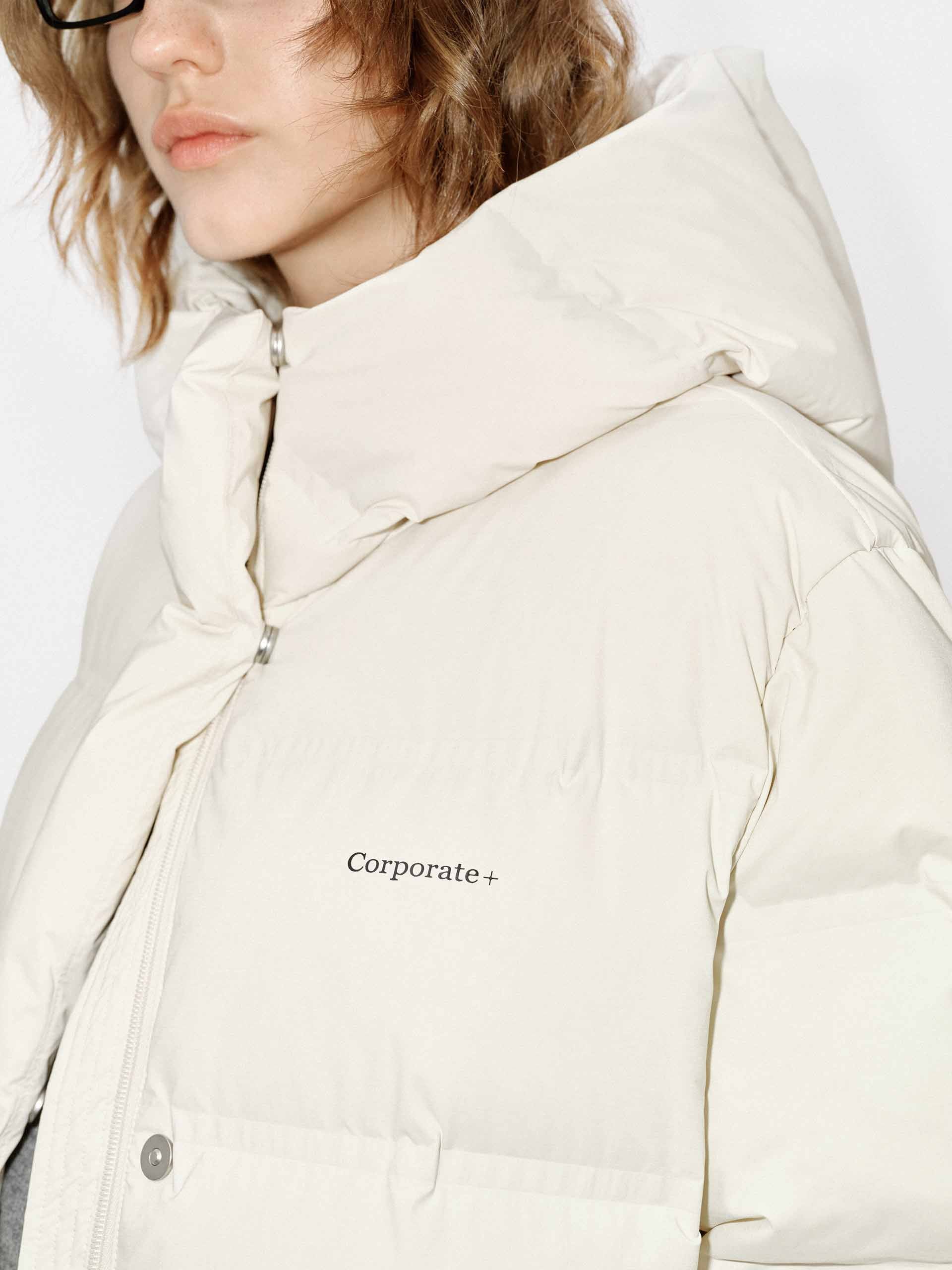 Long Line Hood Down Coat - Image 6