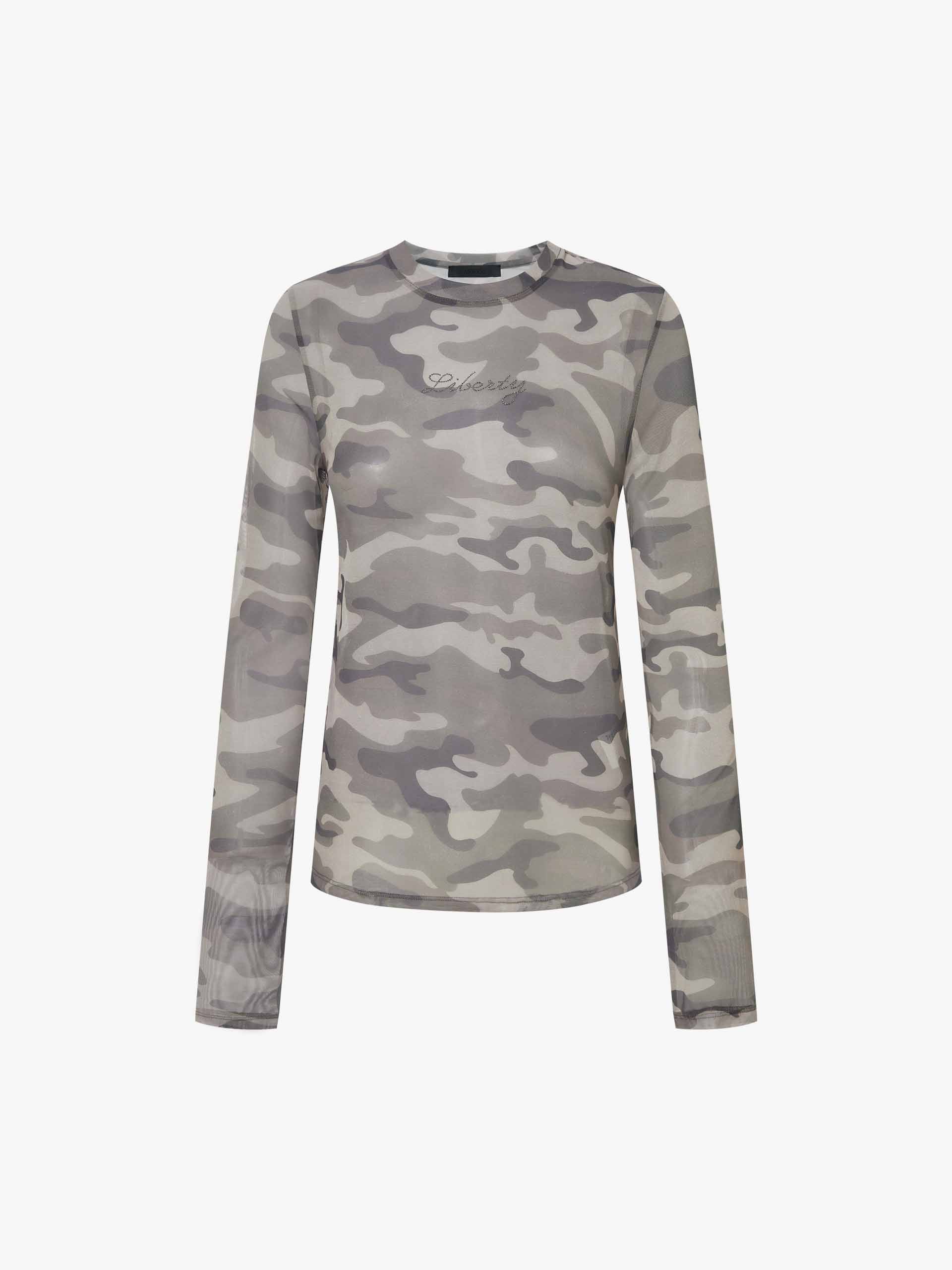 Long Sleeve Camo Top - Image 5