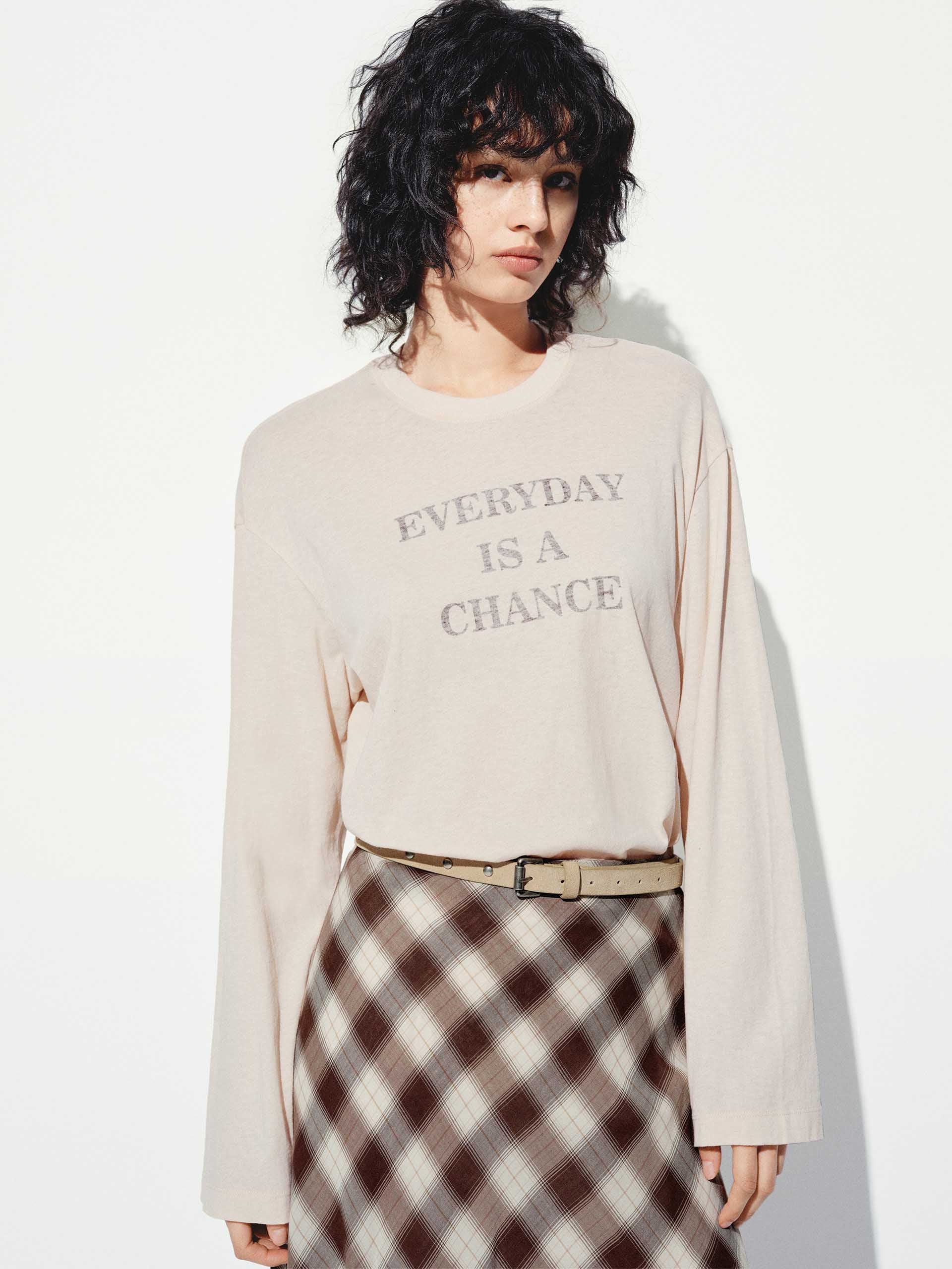 Long Sleeve Letter Print T-shirt