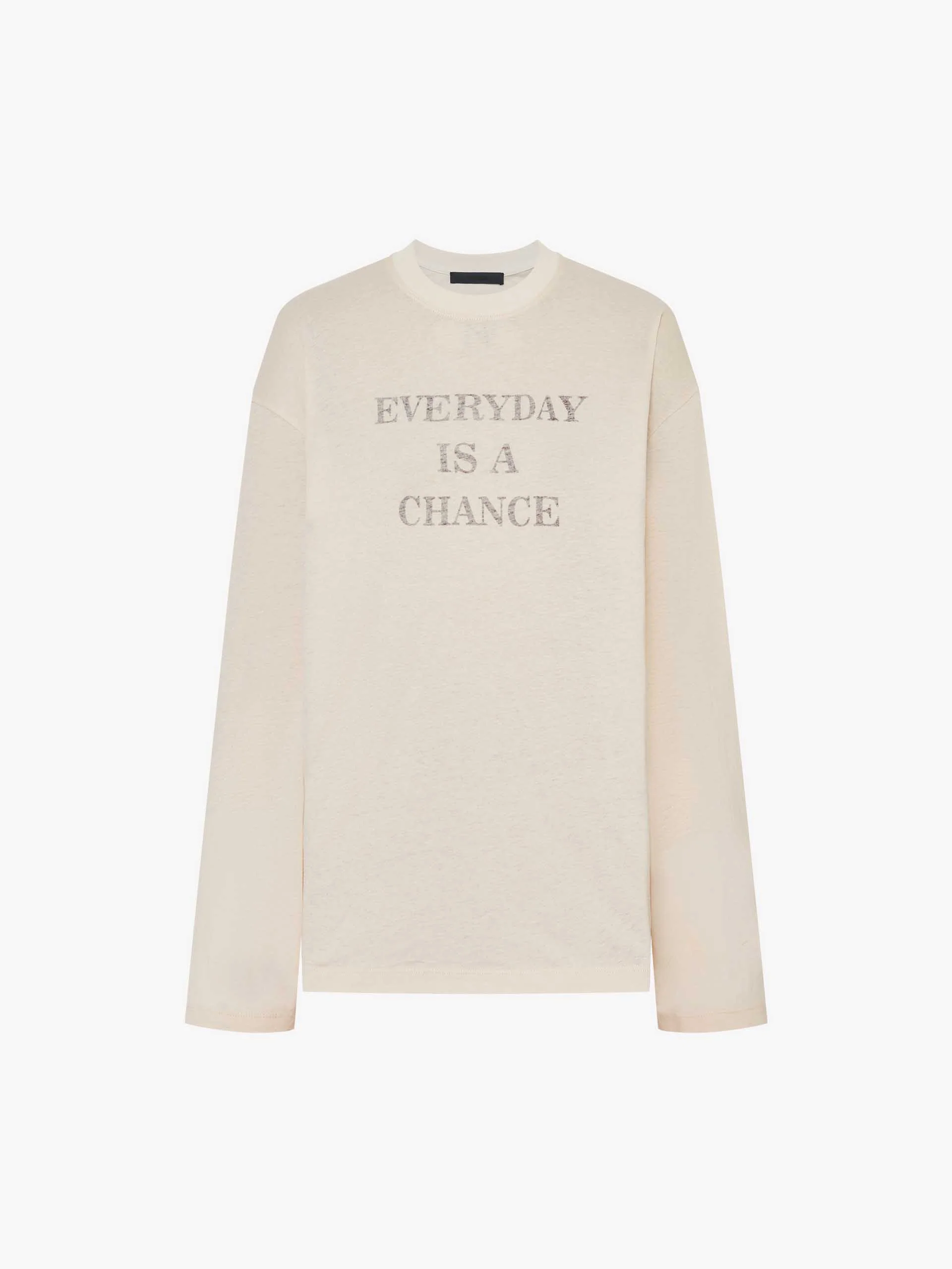 Long Sleeve Letter Print T-shirt - Image 5