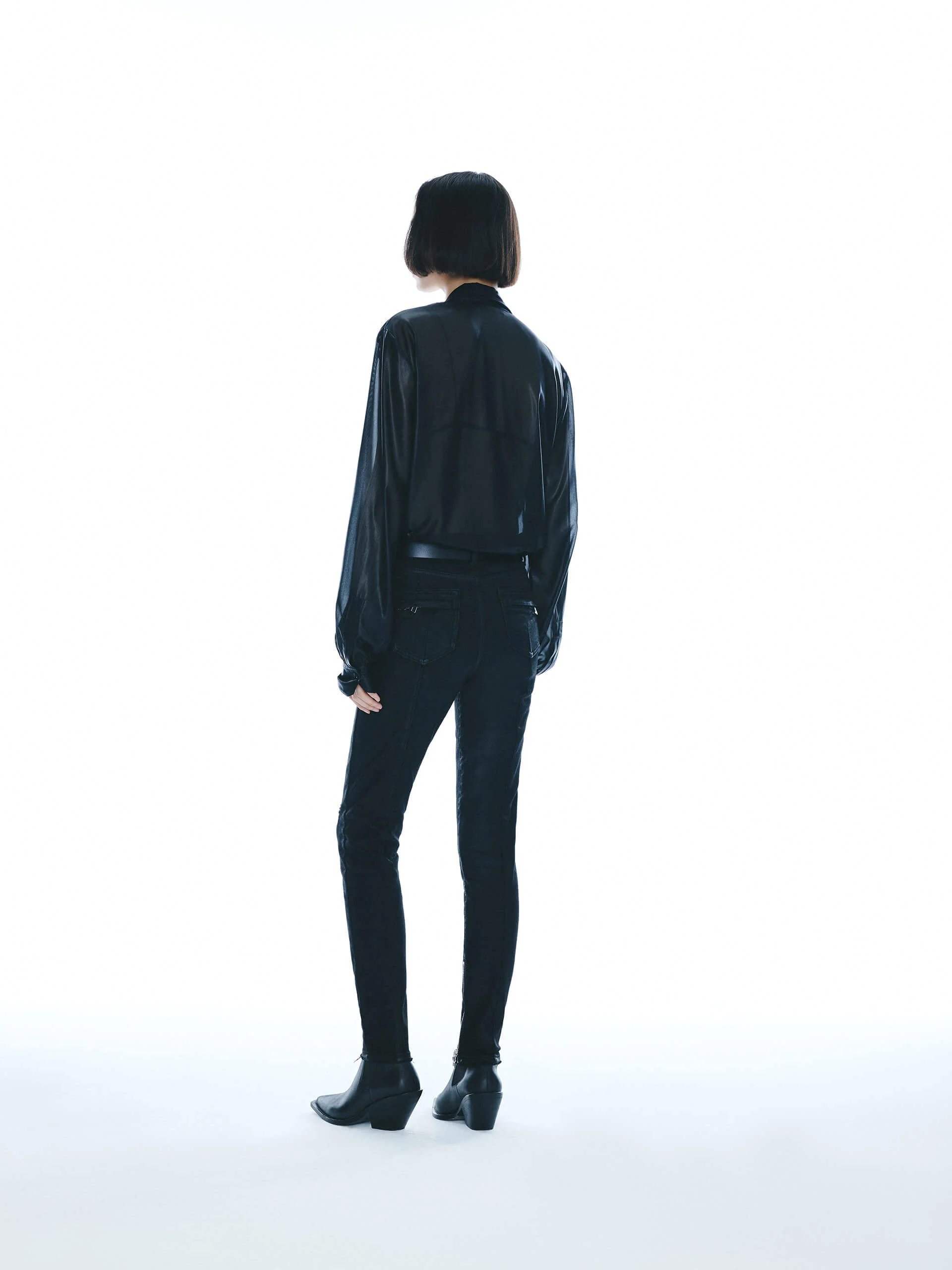 Long Sleeve Tie Blouse - Image 10