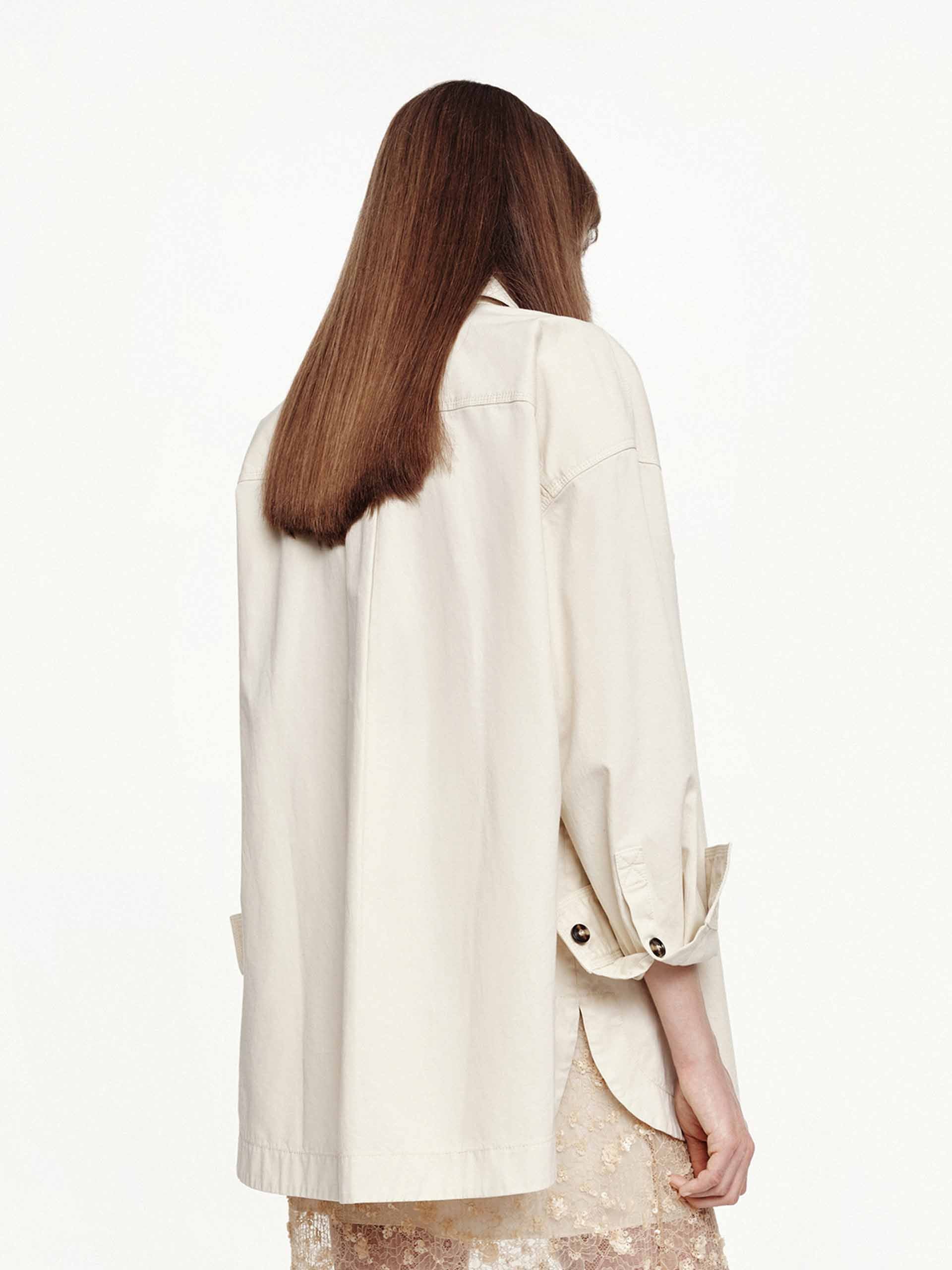 Long Sleeves Cotton Jacket - Image 6
