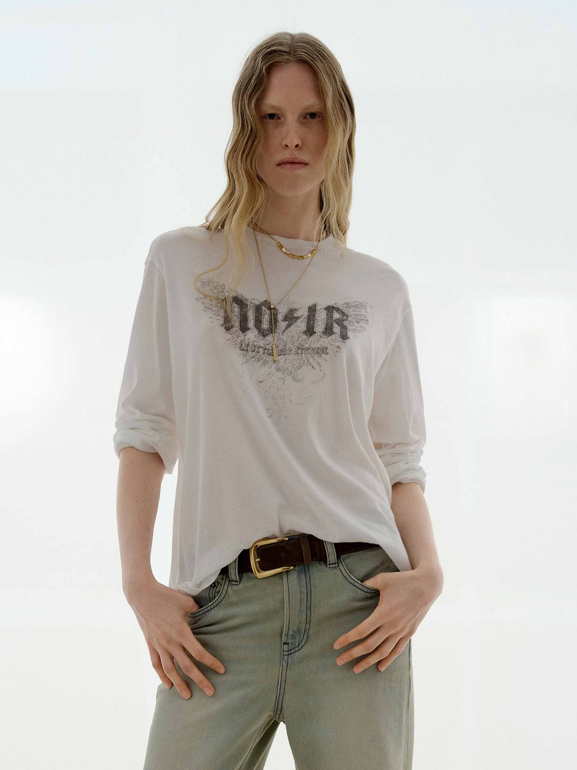 Long Sleeves Printed T-shirt