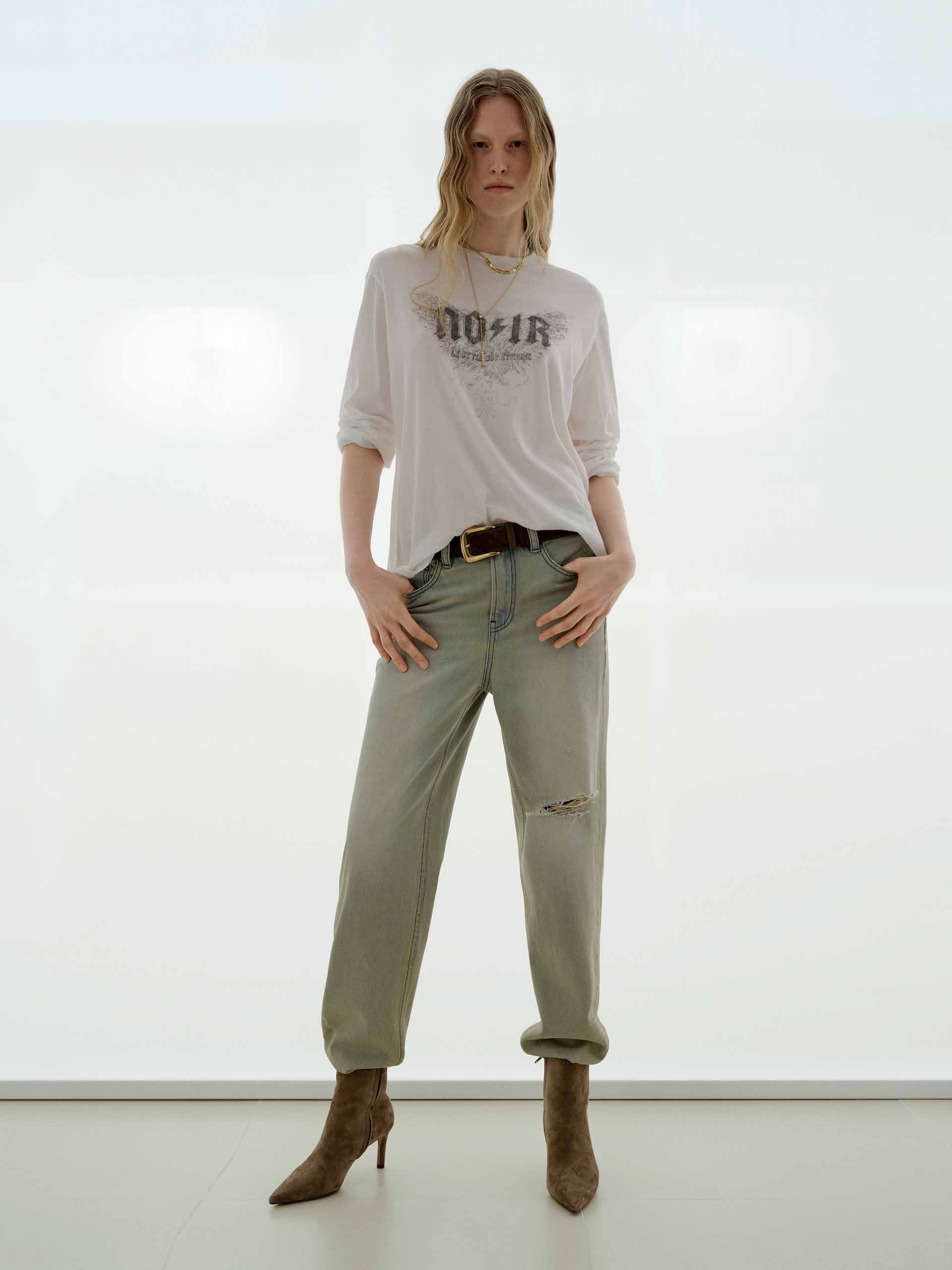 Long Sleeves Printed T-shirt - Image 2