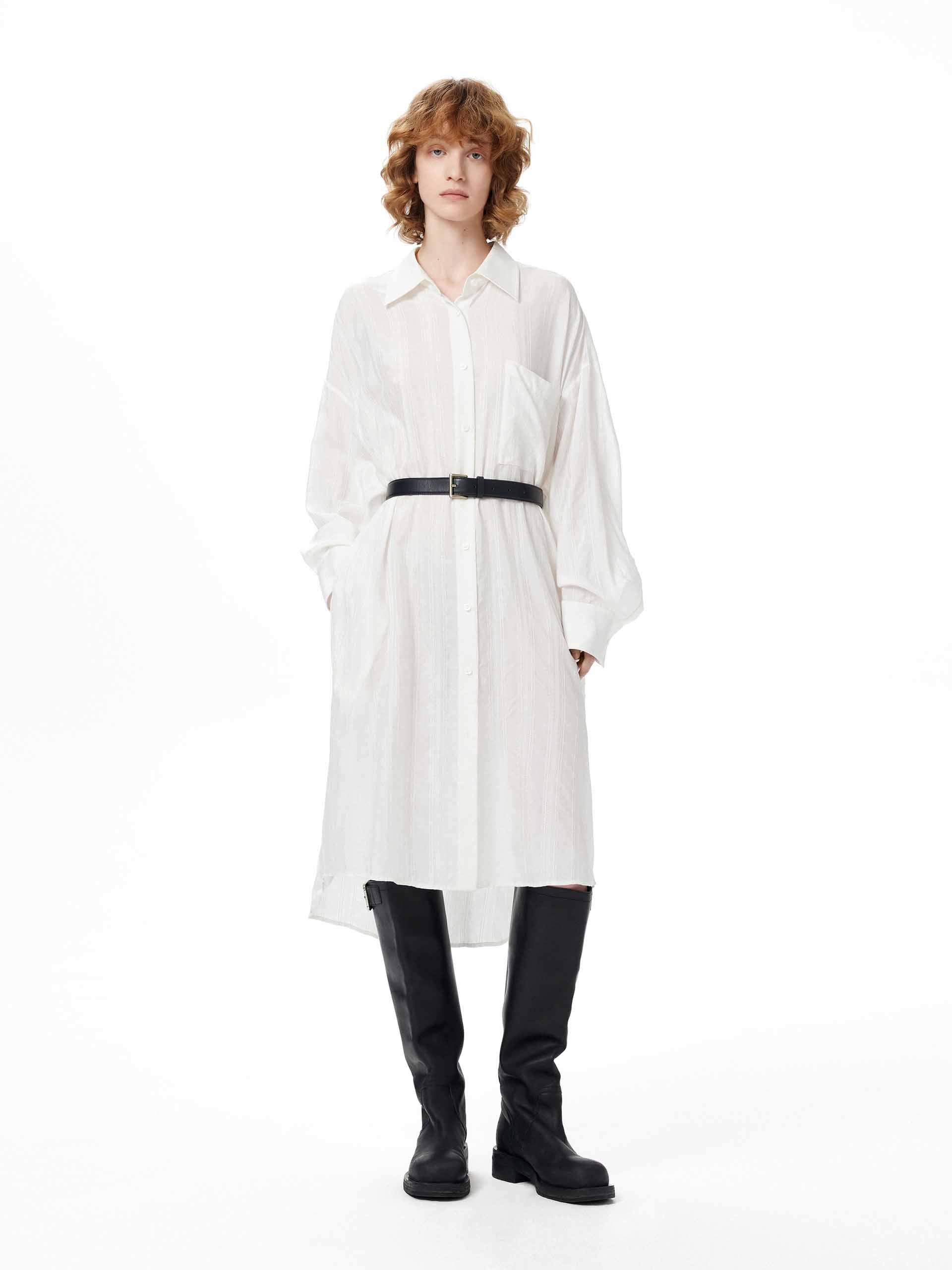 Long Sleeves Shirt Dress