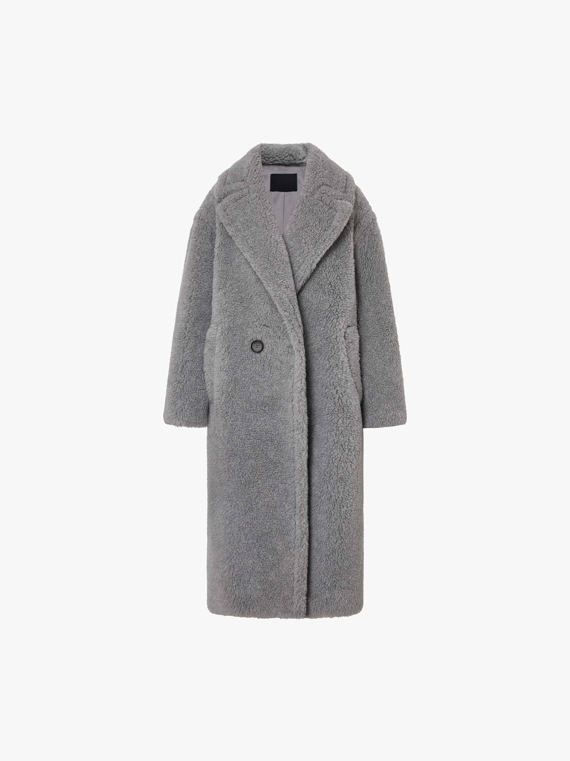 Longline Teddy Coat - Image 5