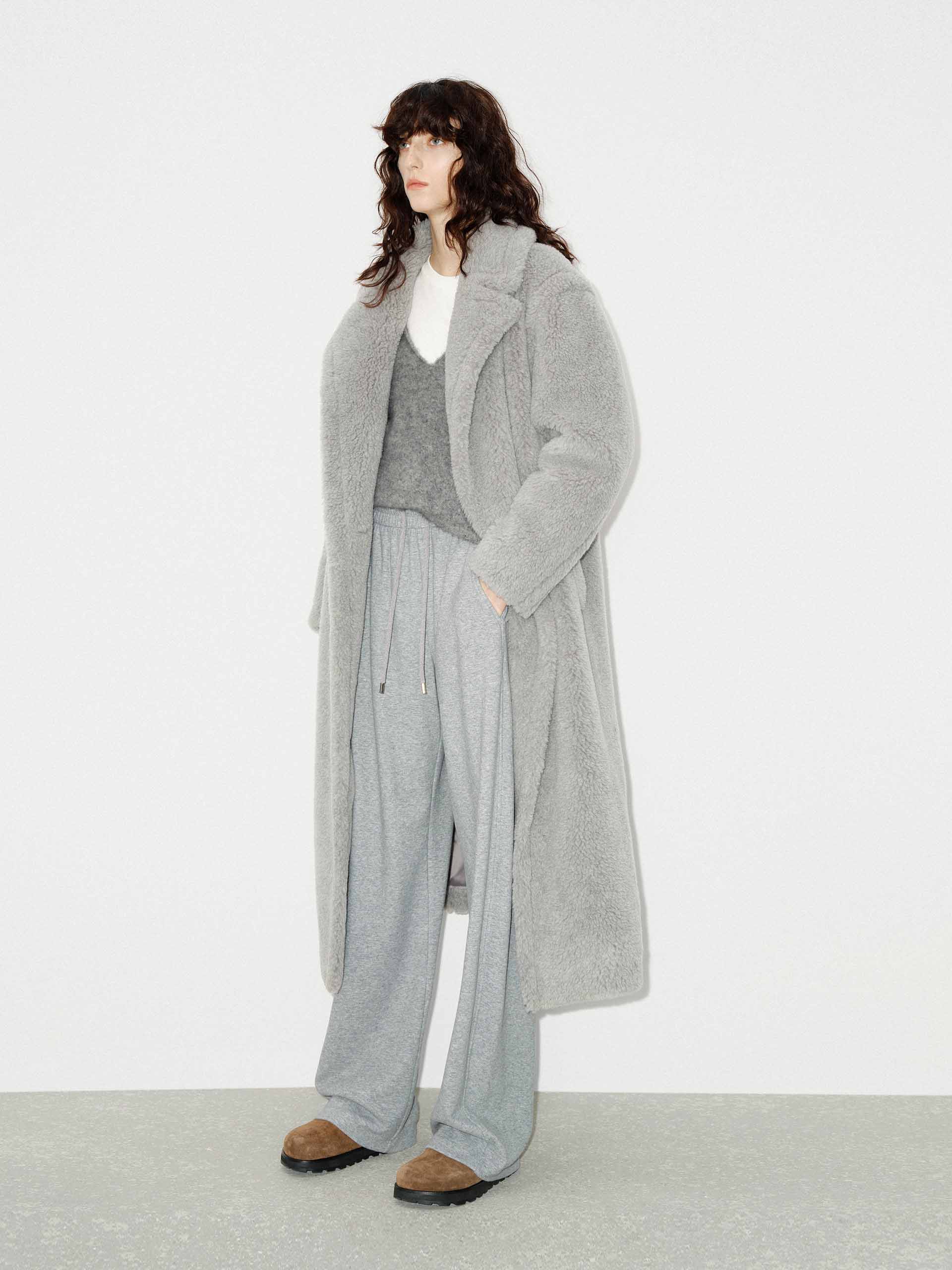 Longline Teddy Coat - Image 7