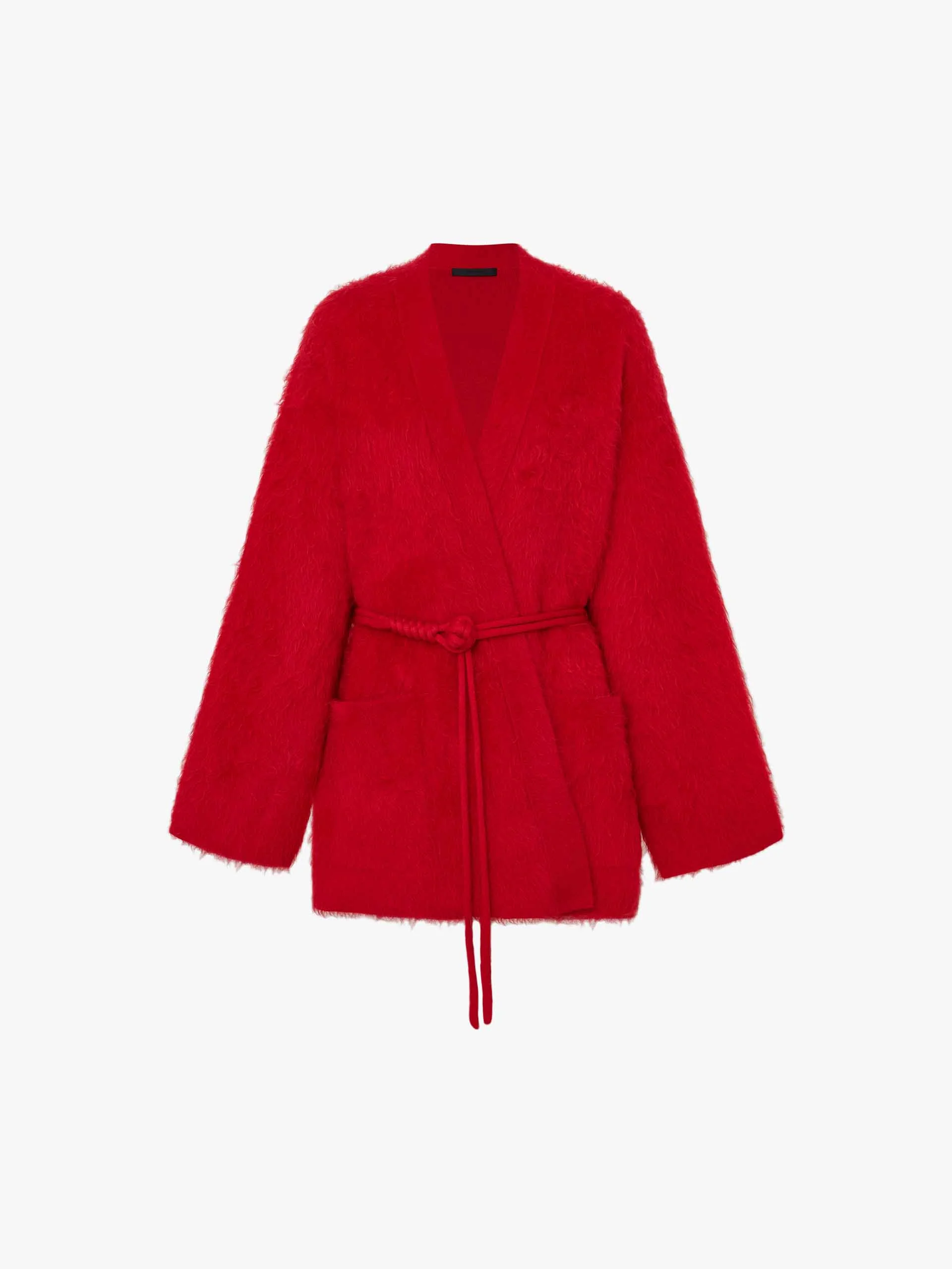 Loose Brushed Cardigan - Image 5