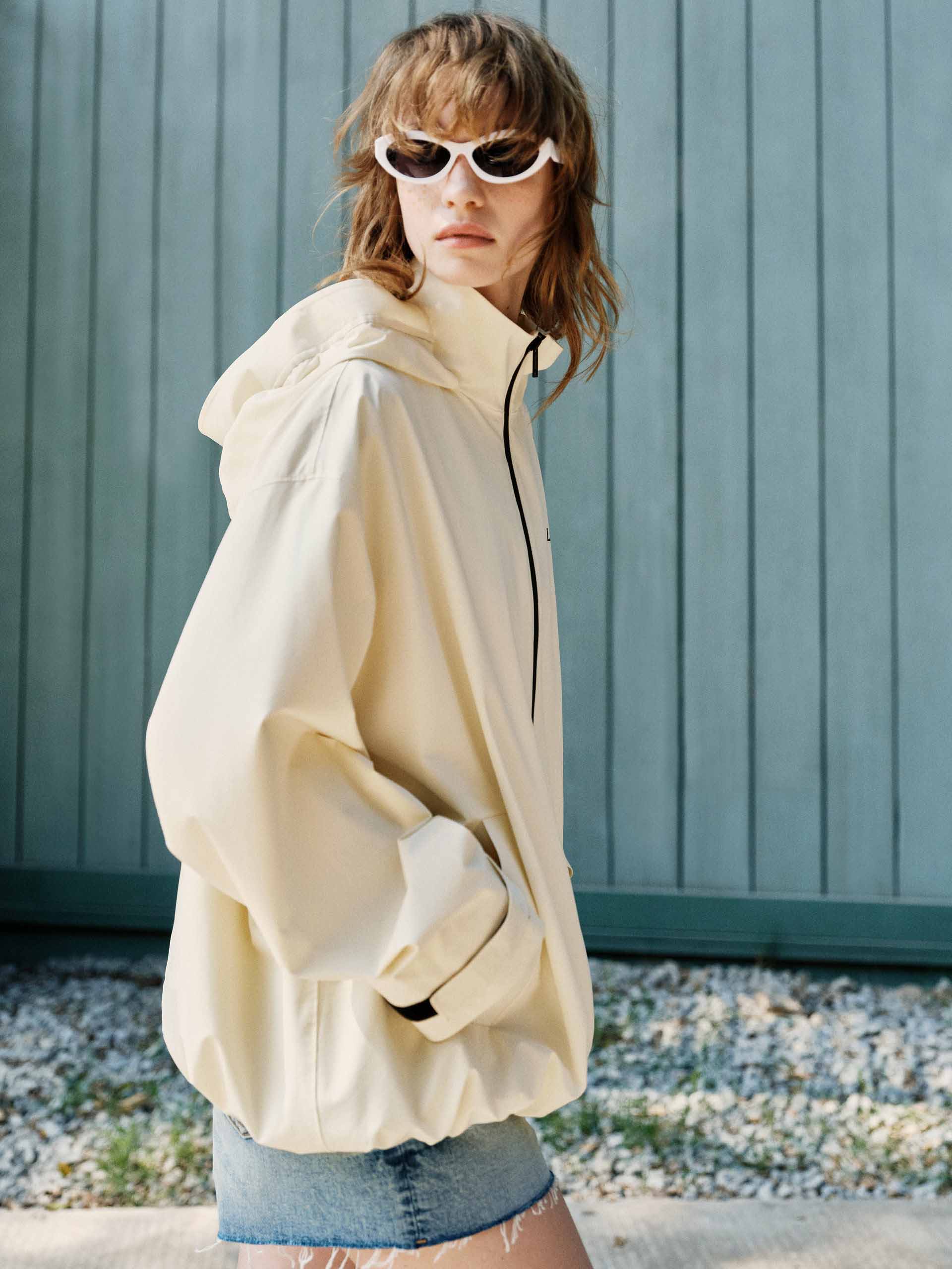 Loose Hooded Jacket - Image 2