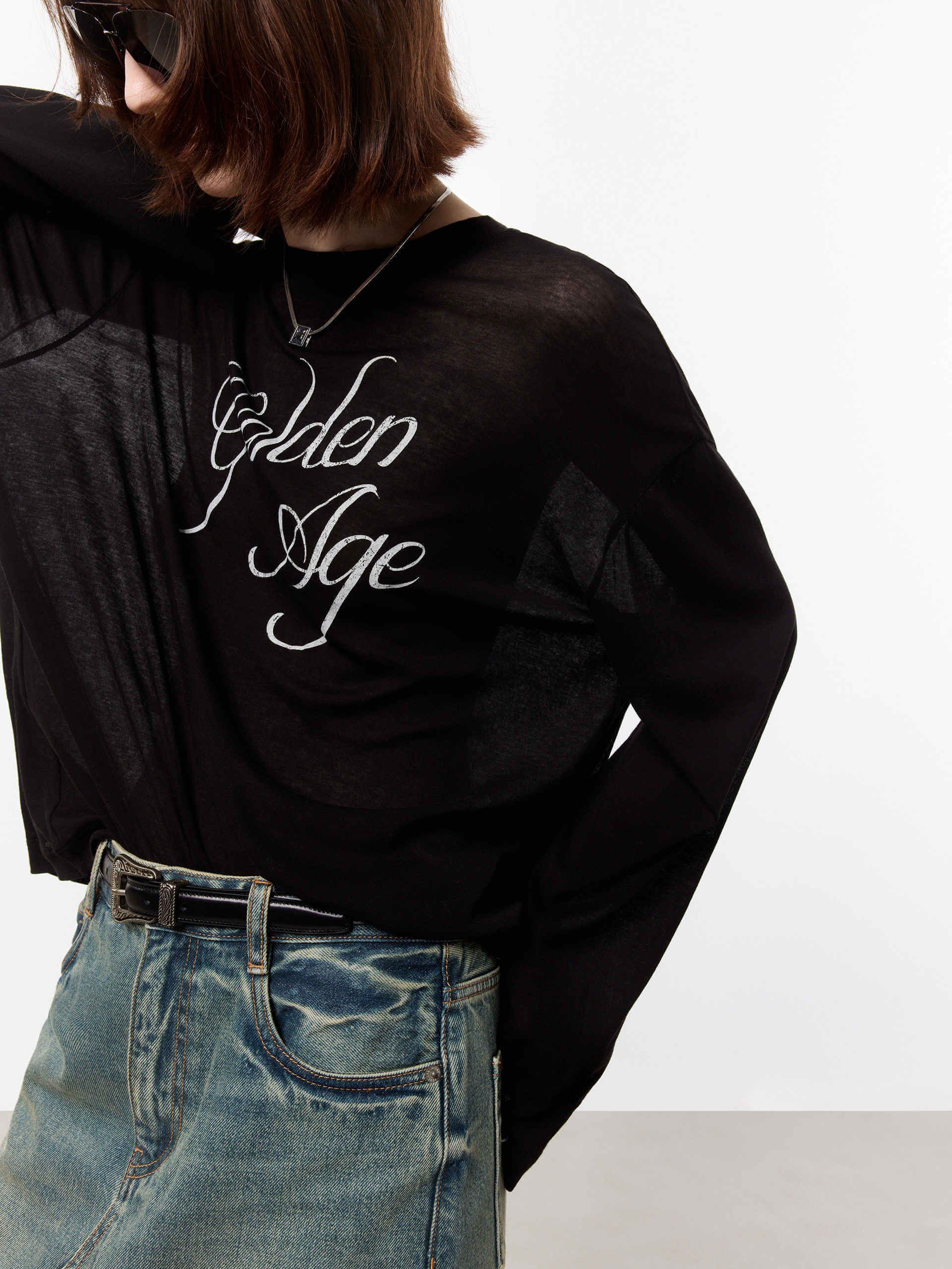 Loose Long Sleeve T-shirt - Image 14
