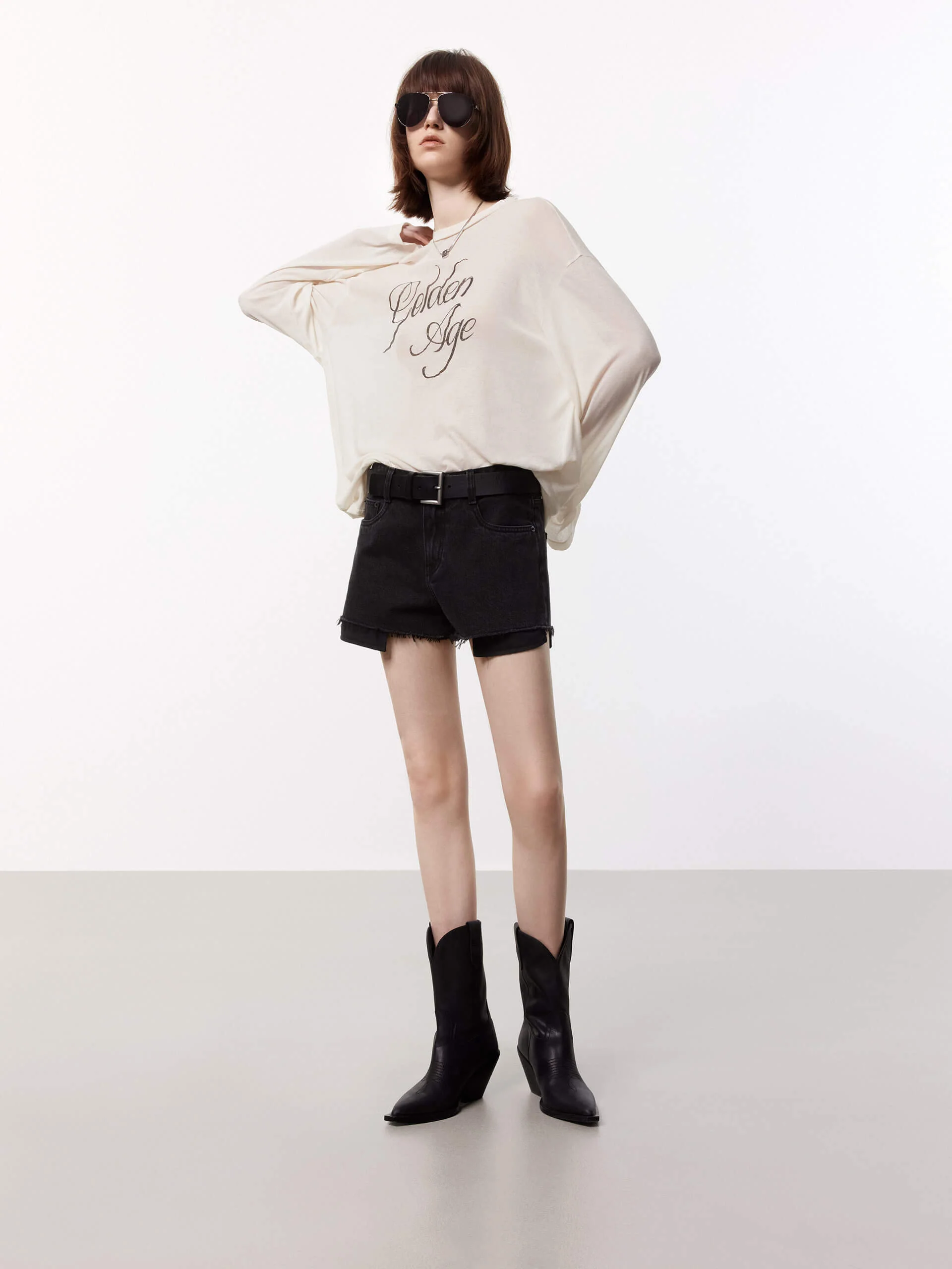 Loose Long Sleeve T-shirt - Image 23