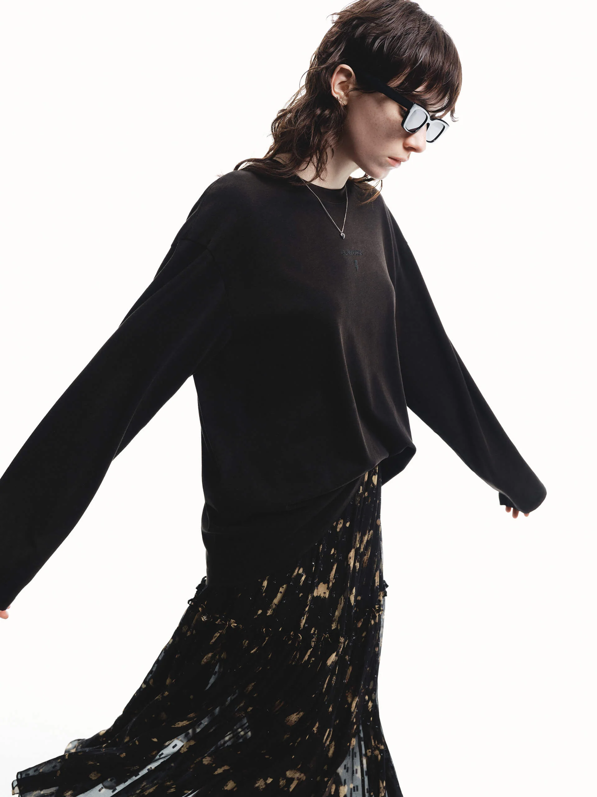 Loose Long Sleeve T-shirt - Image 24