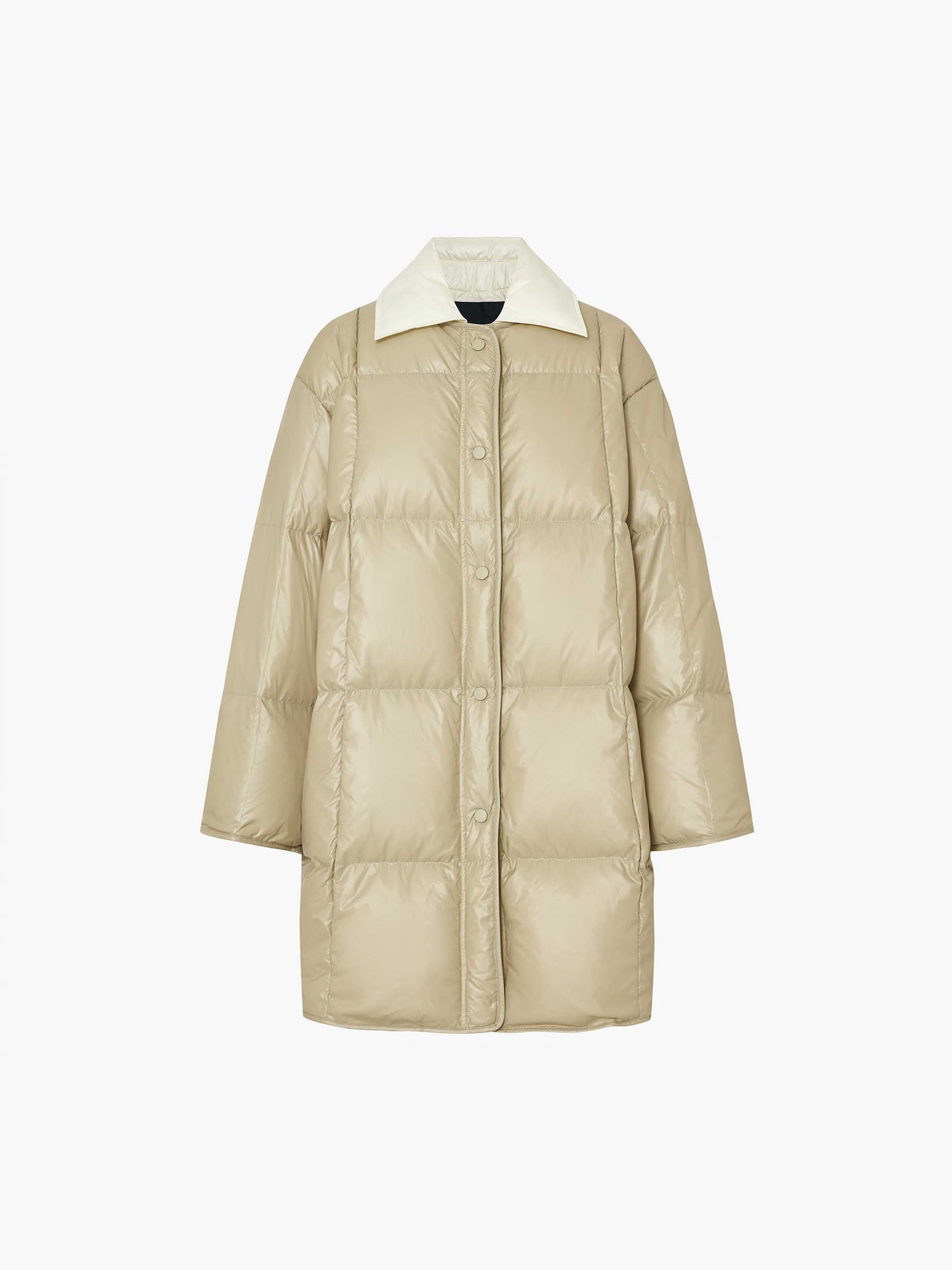 Loose Midi Puffer Coat - Image 12
