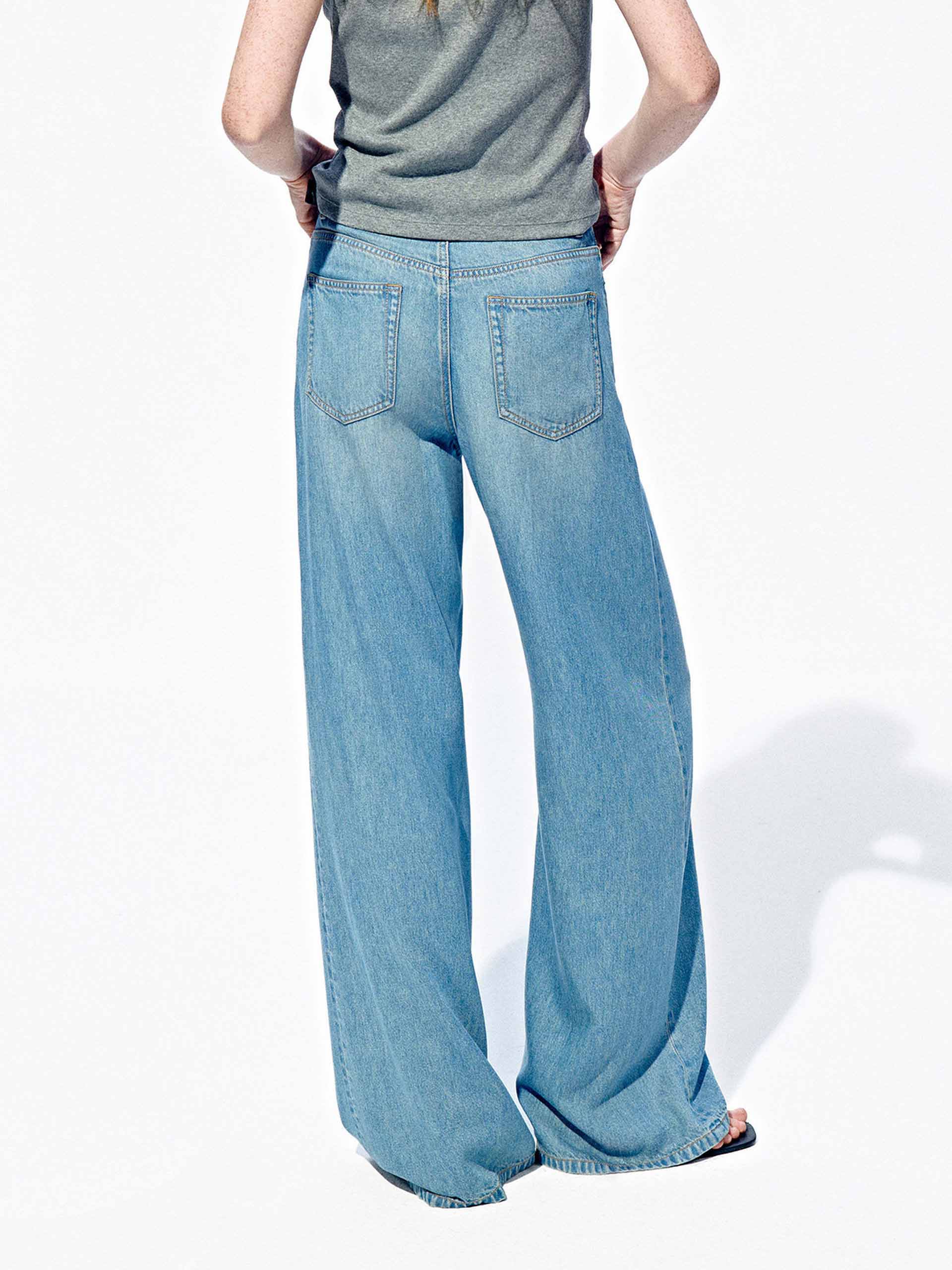 Lyocell Wide-Leg Jeans - Image 3