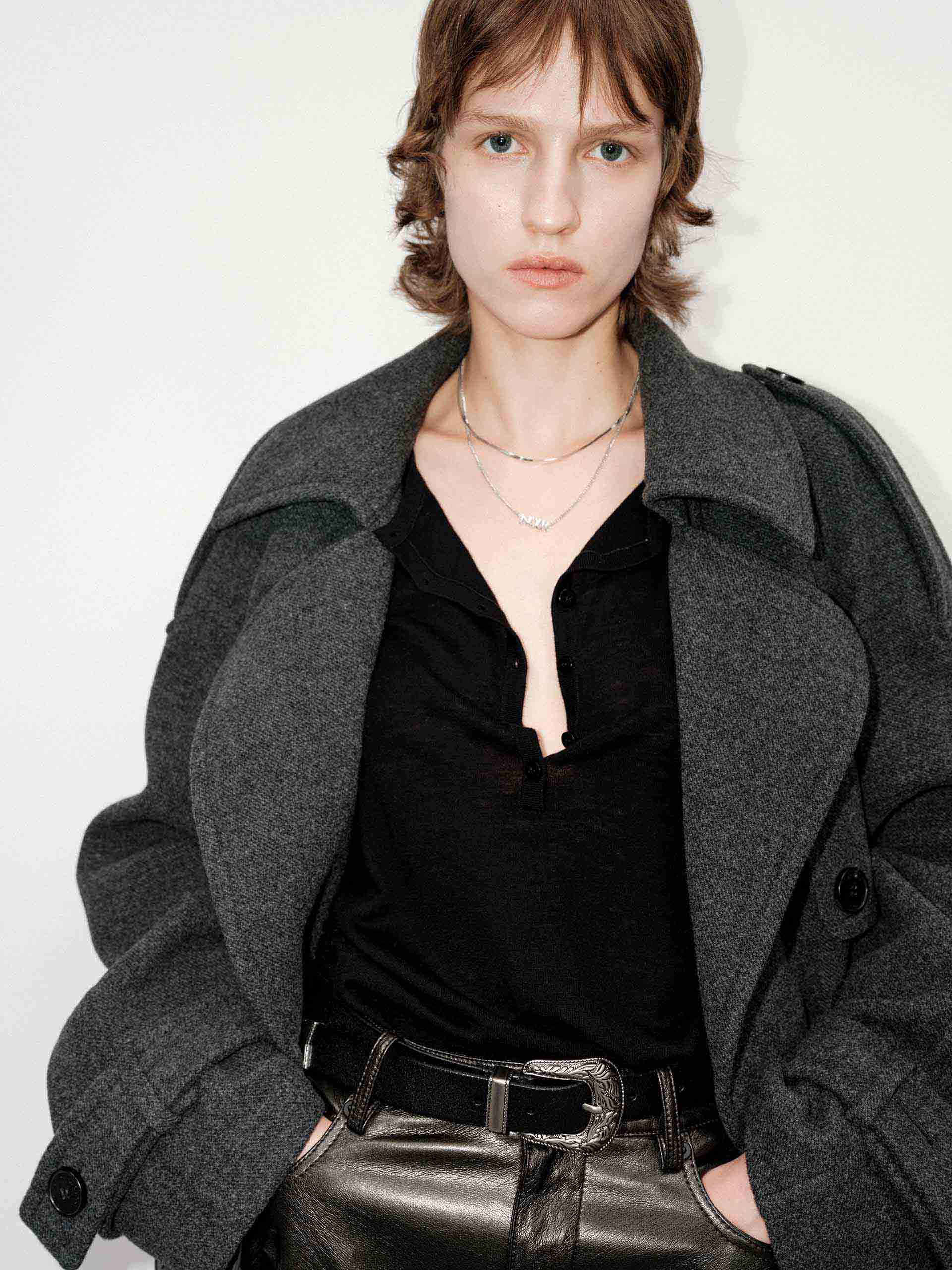 Merino Wool Belted Coat - Image 14