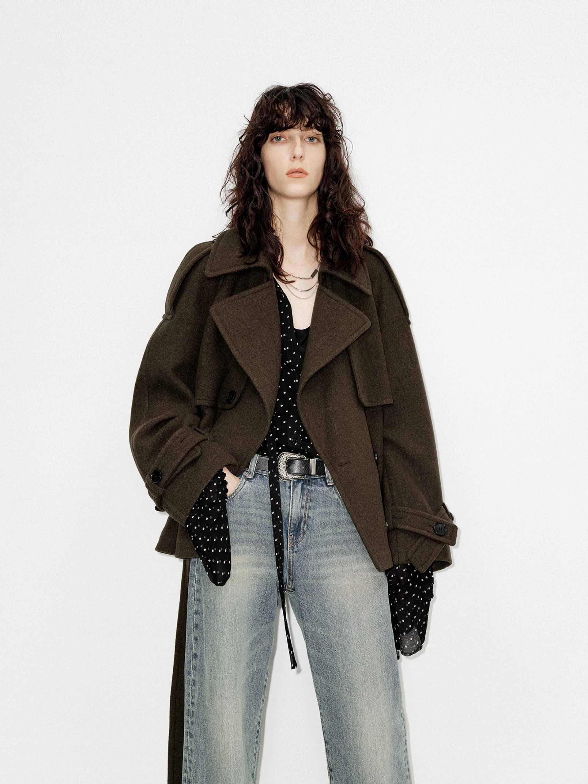 Merino Wool Belted Coat - Image 6