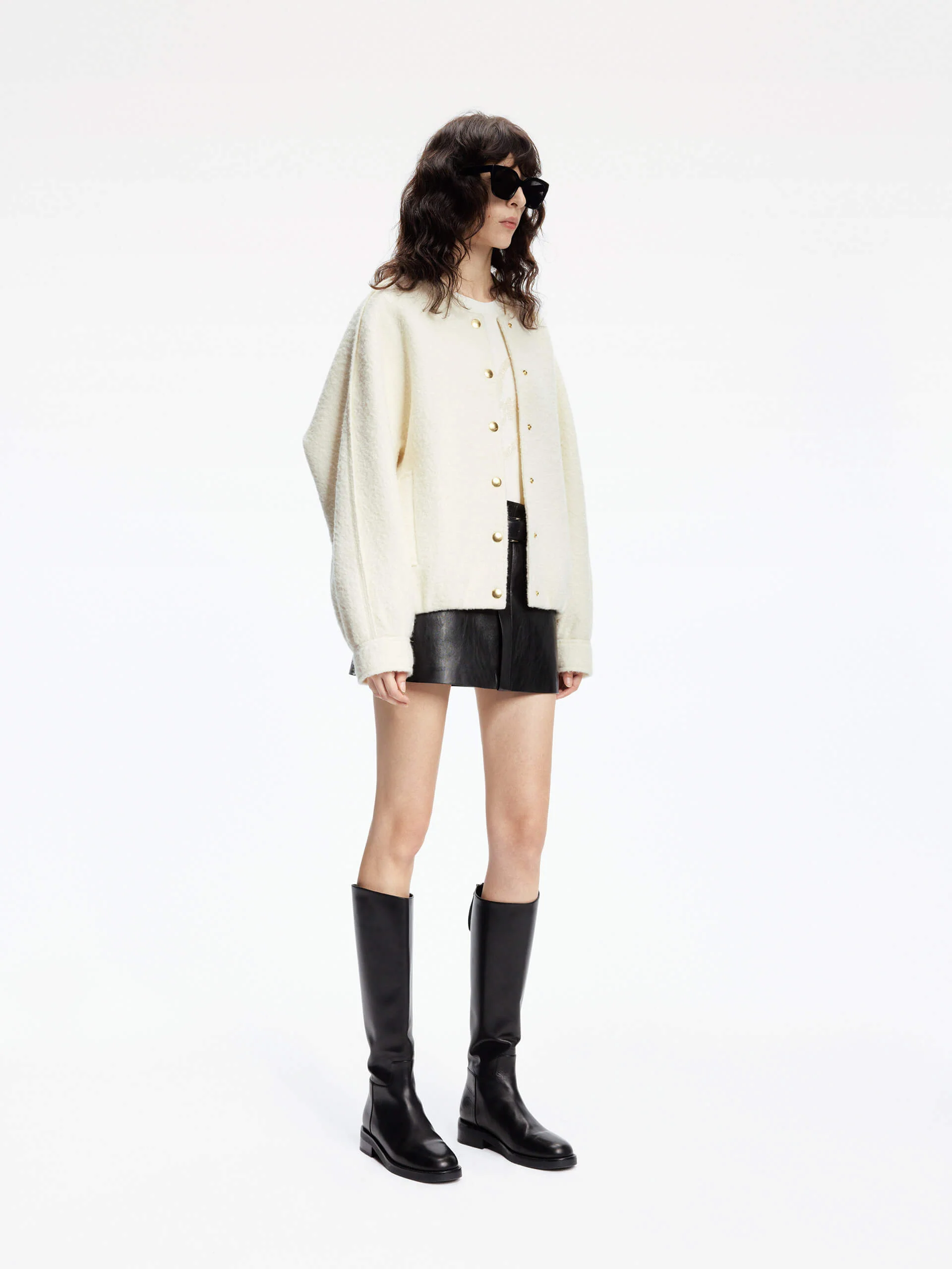Merino Wool Bomber Jacket - Image 7