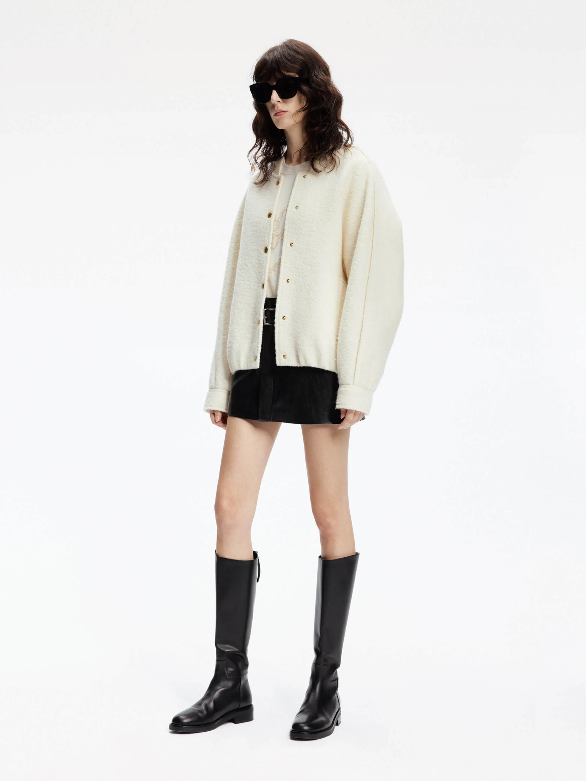Merino Wool Bomber Jacket - Image 8