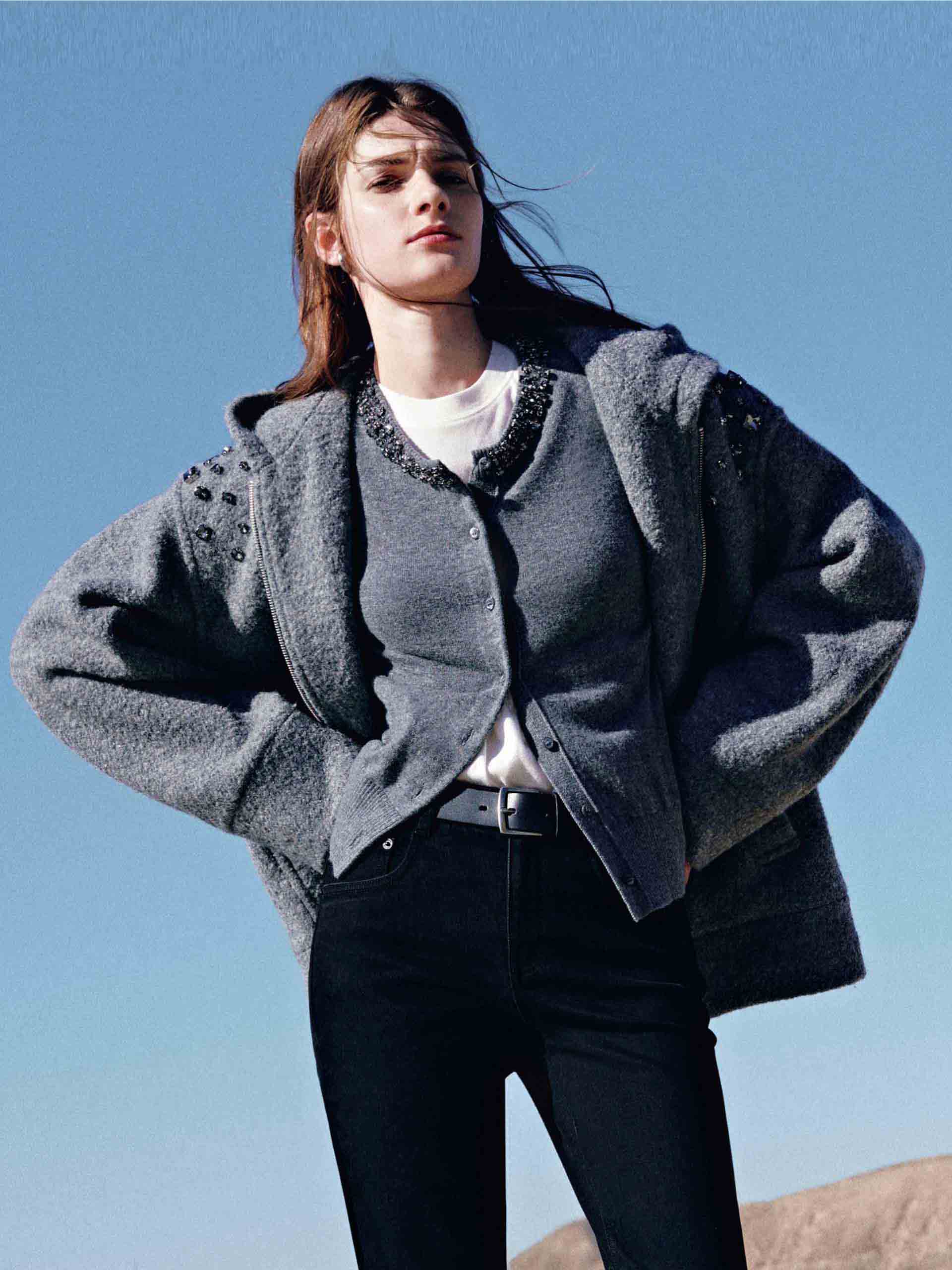 Merino Wool Hooded Jacket - Image 2