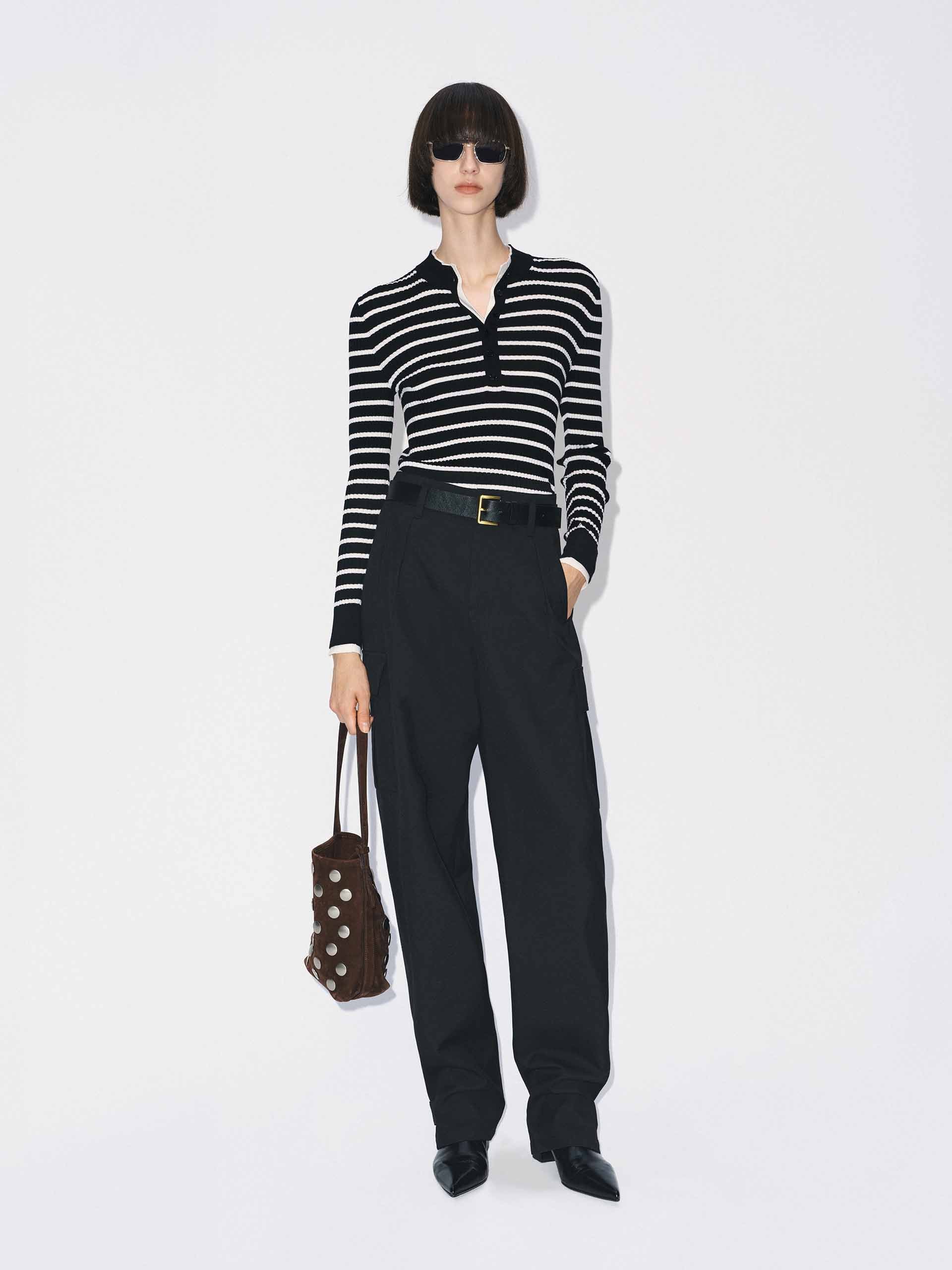 Merino Wool Ribbed Sweater - Image 2