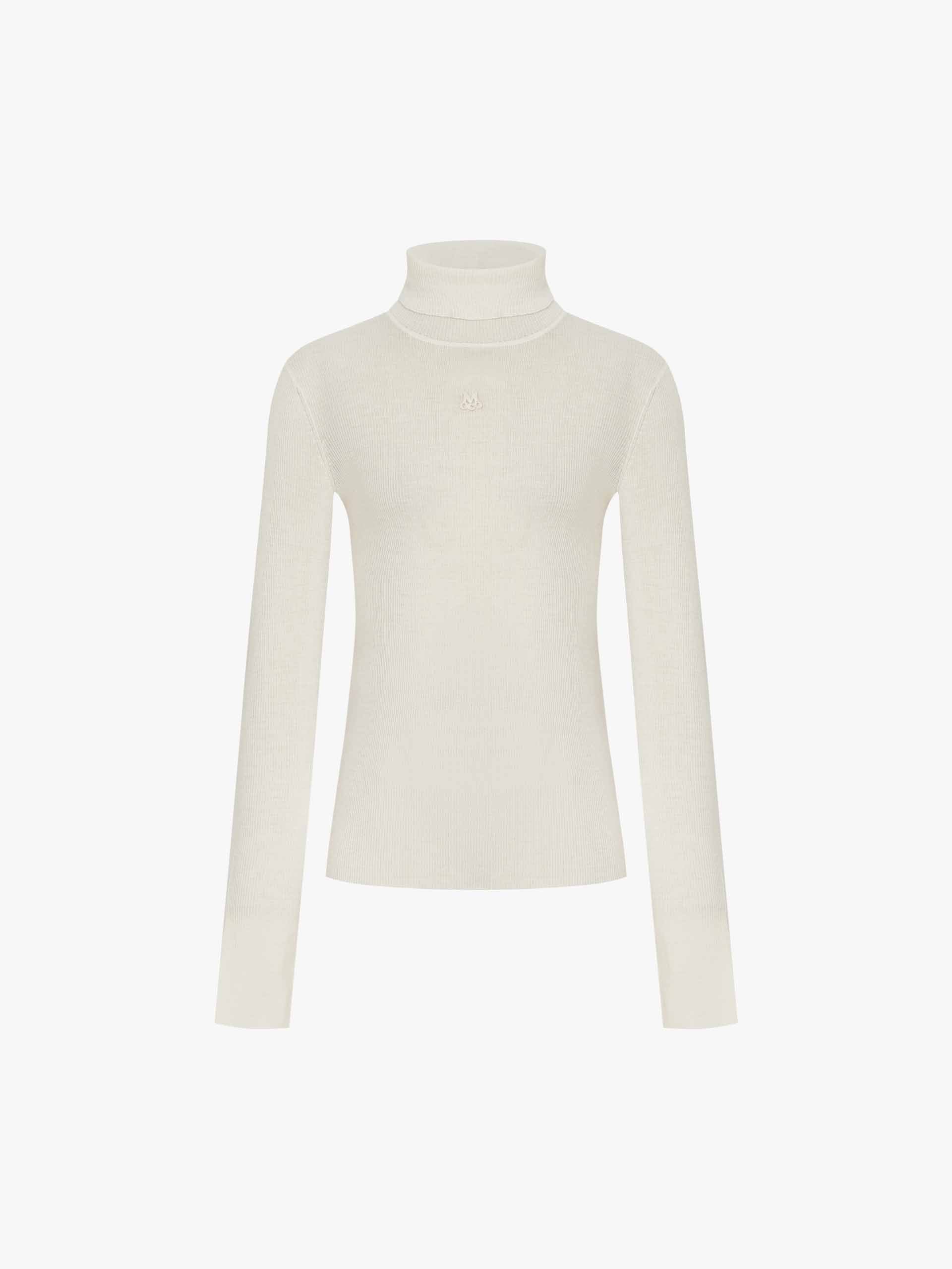 Merino Wool Turtleneck Sweater - Image 5