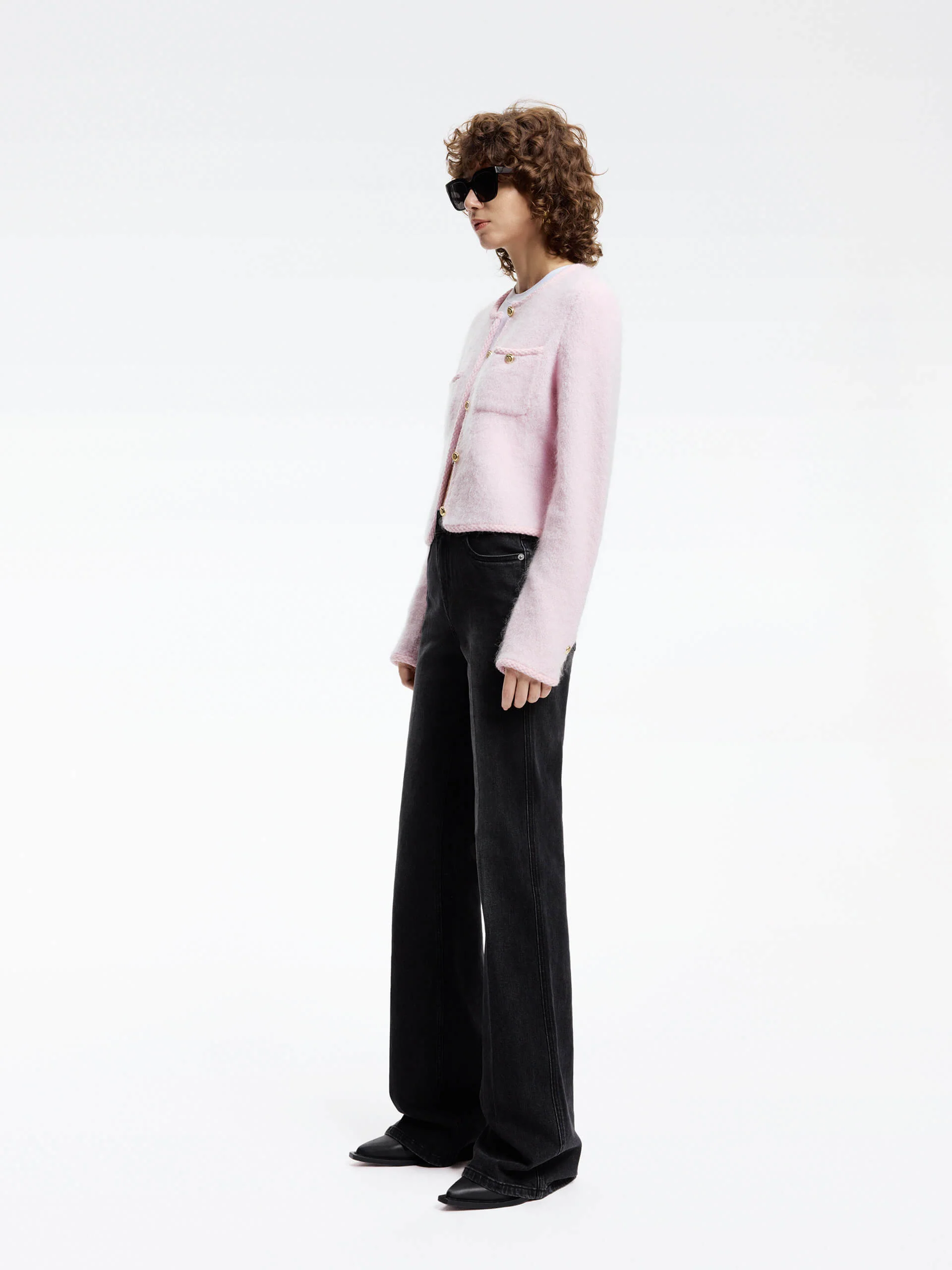 Metal Button Boxy Cardigan - Image 16