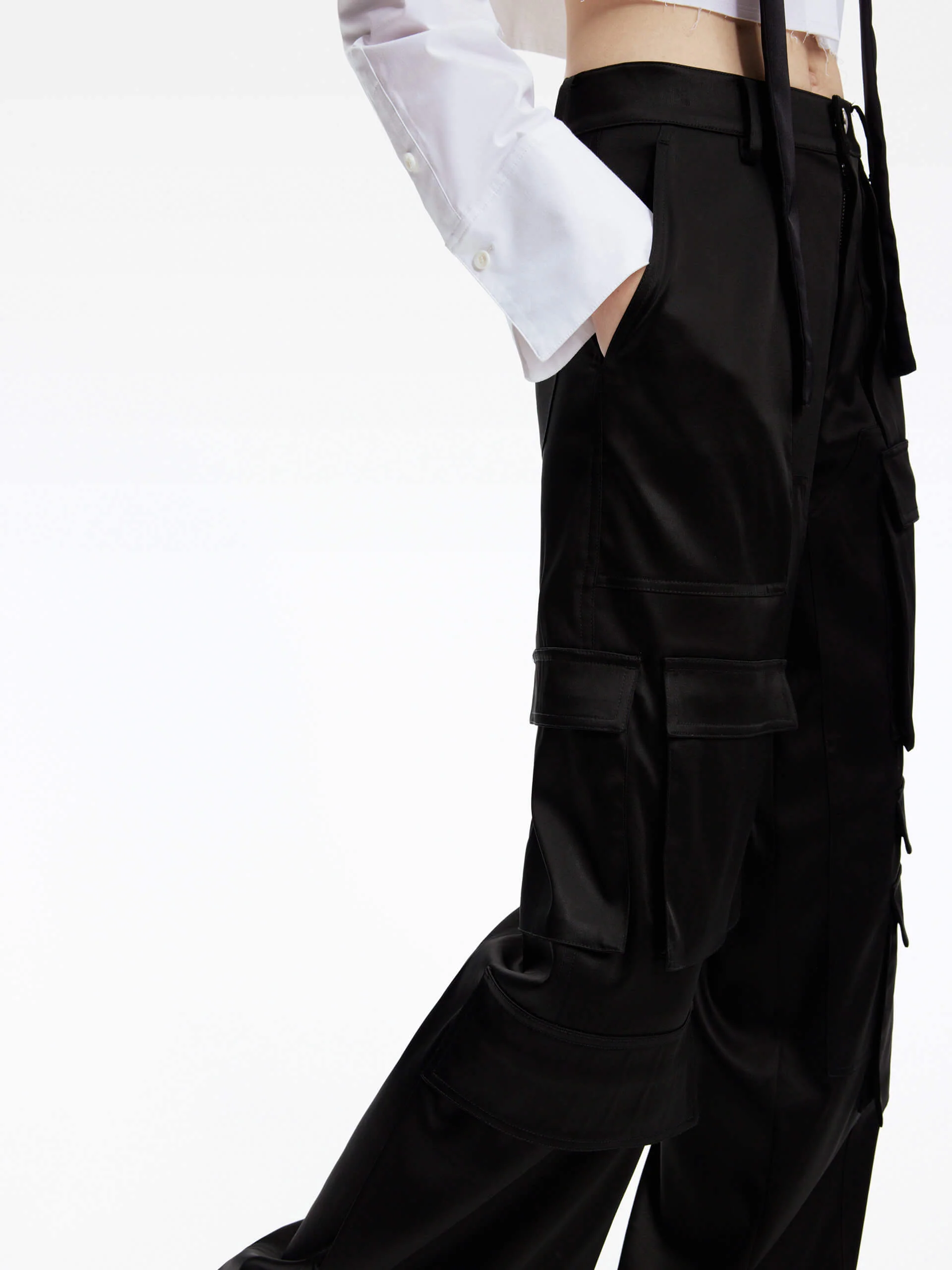 Mid Waist Cargo pants - Image 3