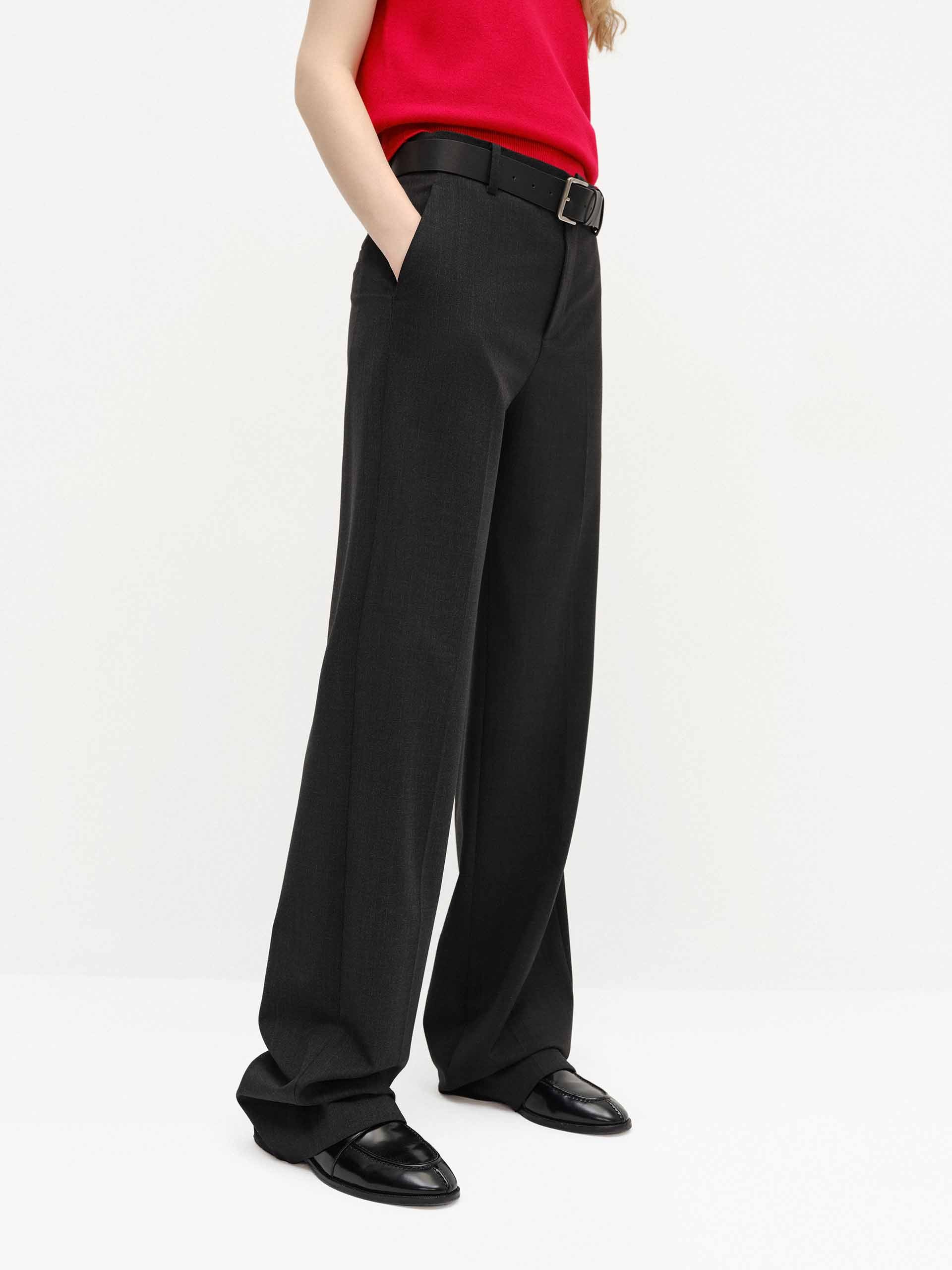 Mid Waist Relaxed Pants - Image 6