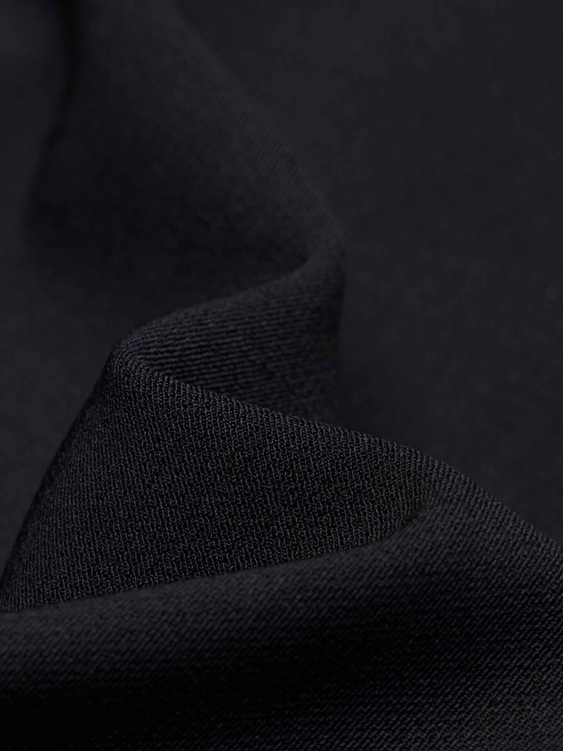 Mid Waist Straight Black Pants - Image 4