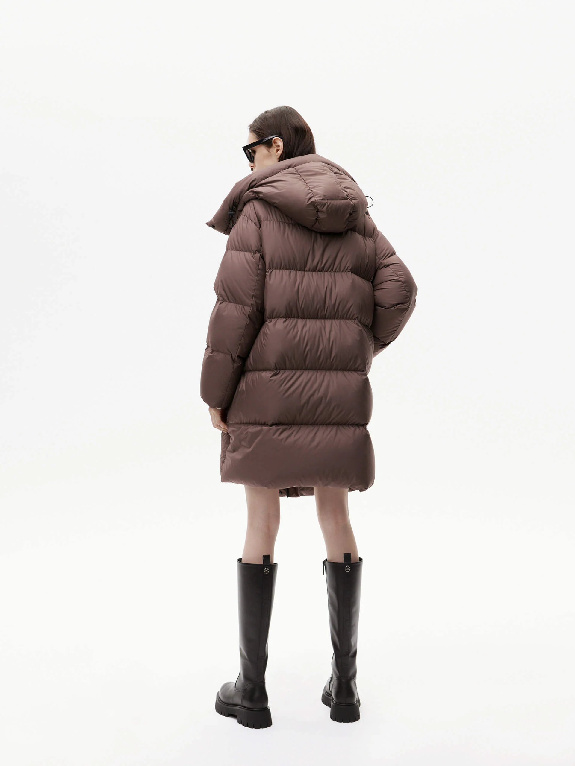Midi Length Down Puffer Coat - Image 13