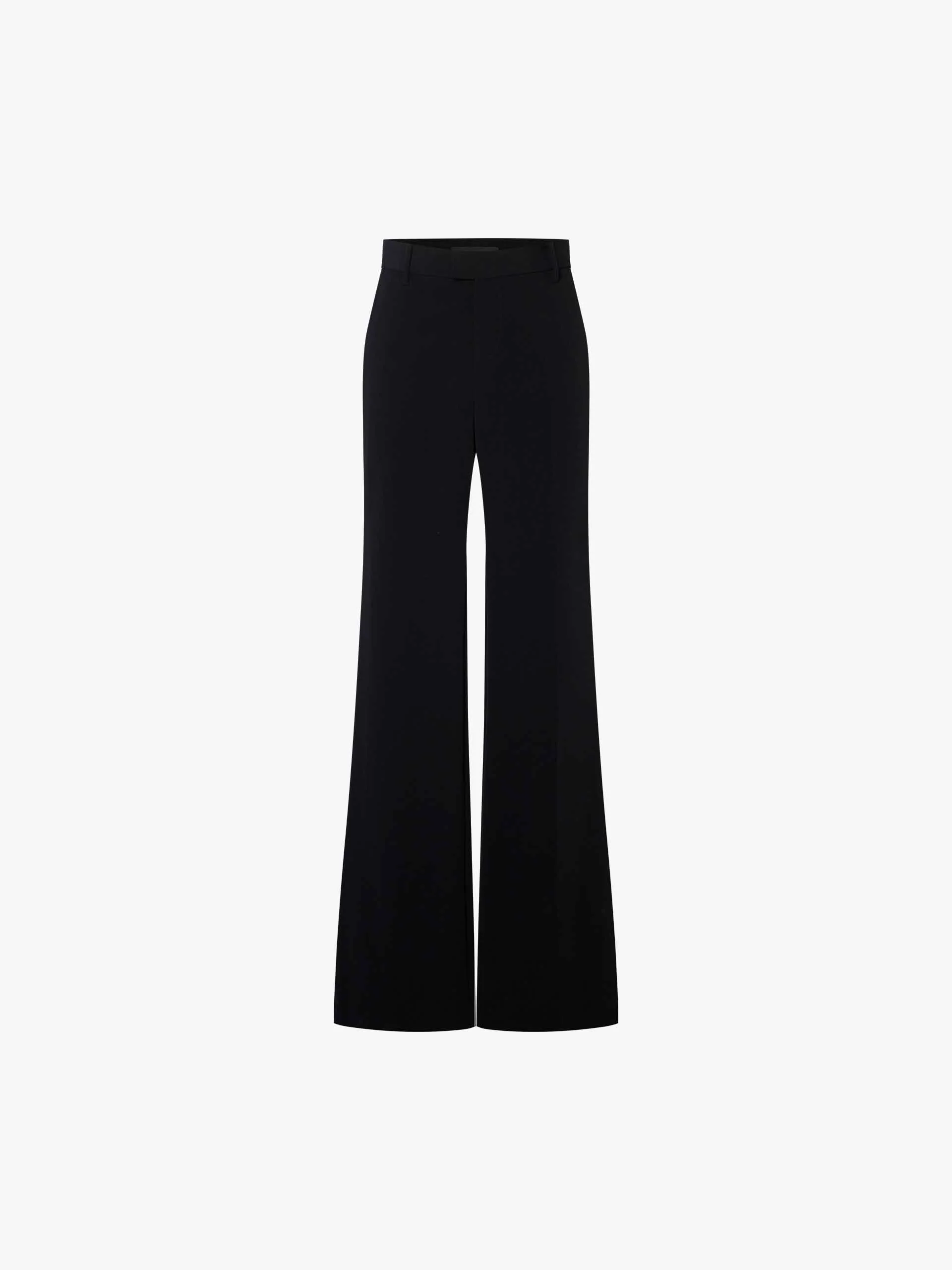 Midi Waist Flared Trousers - Image 5
