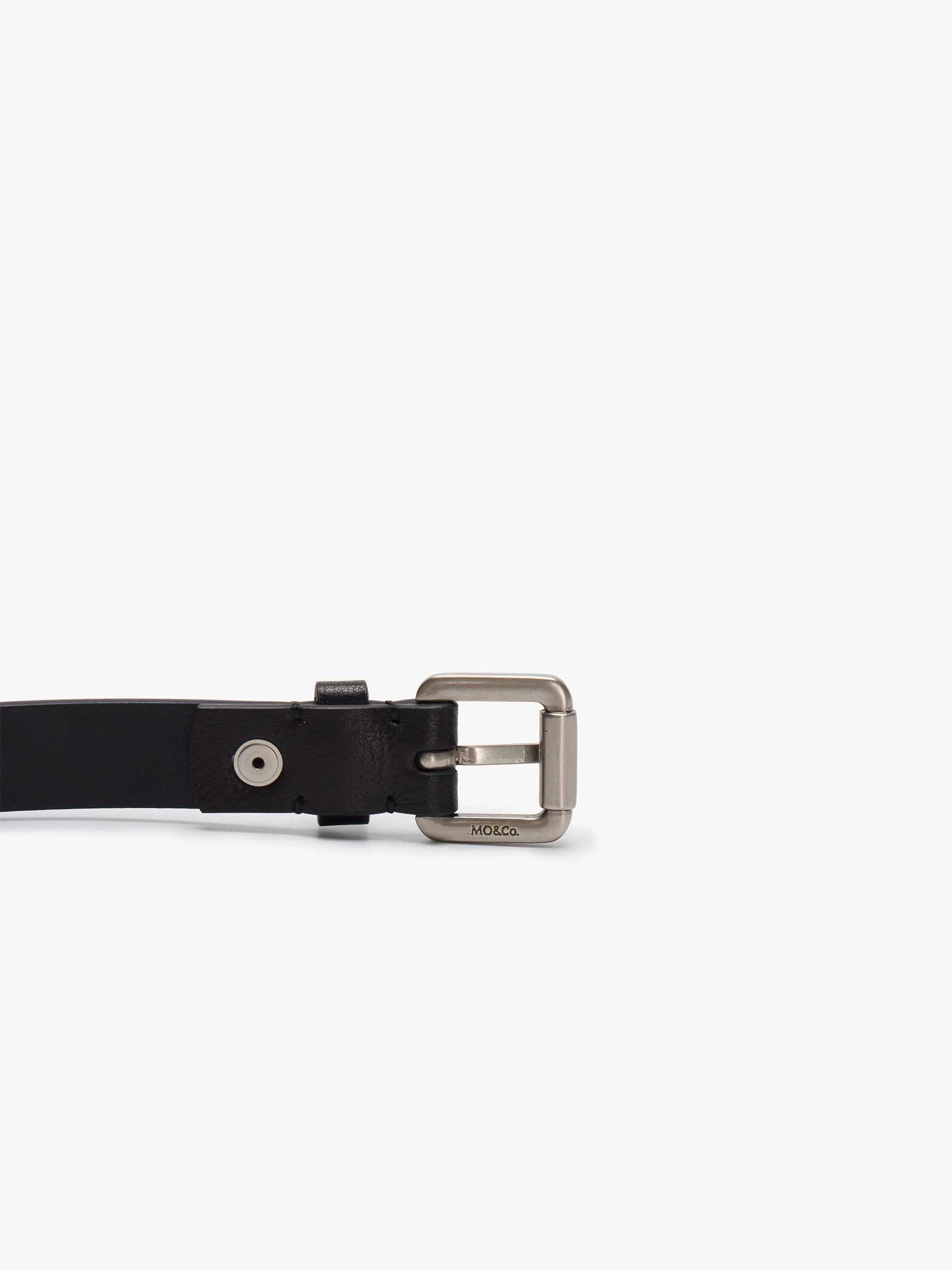 Minimalist Buckle Leather Belt - Image 10