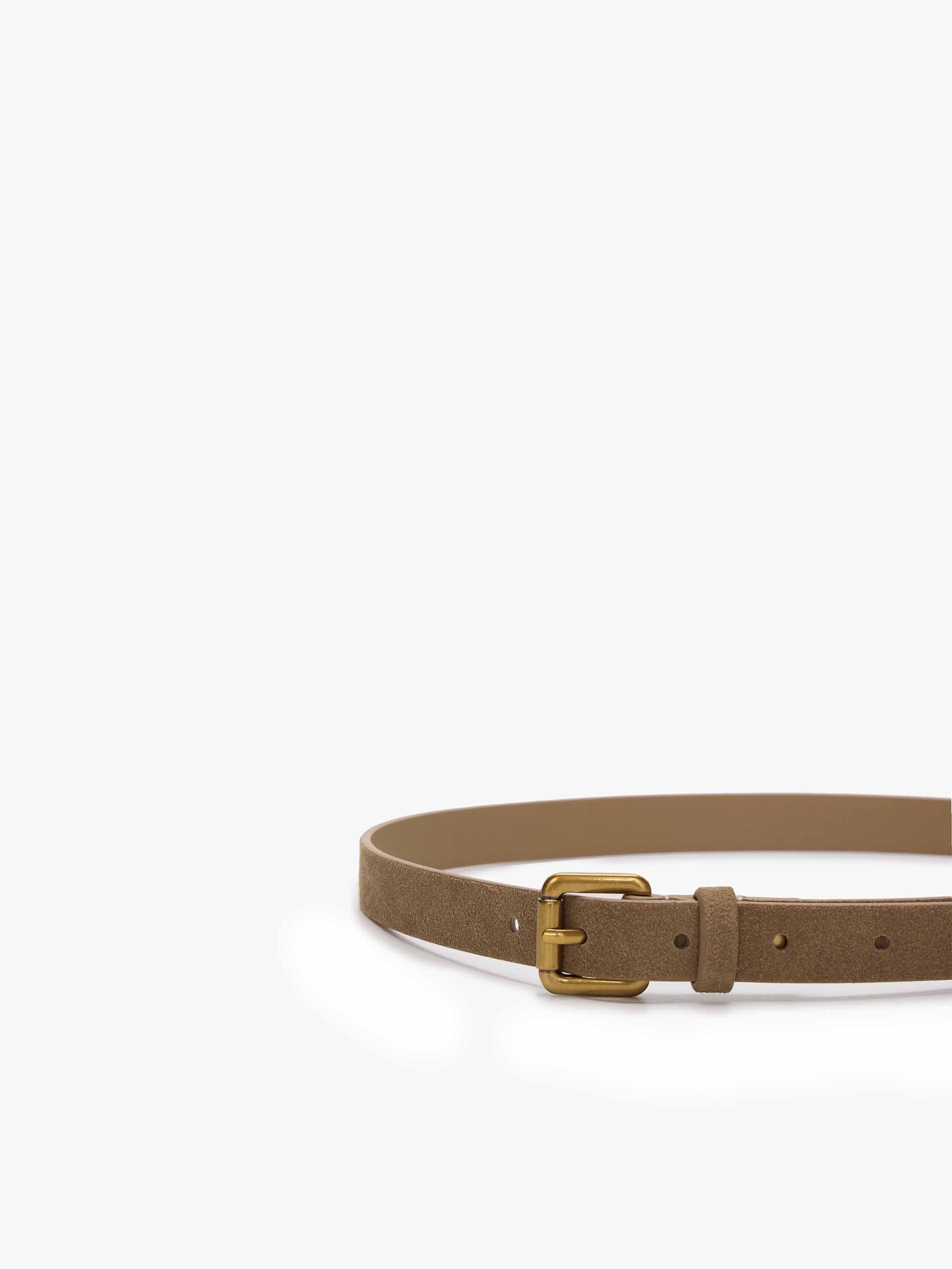 Minimalist Buckle Leather Belt - Image 3