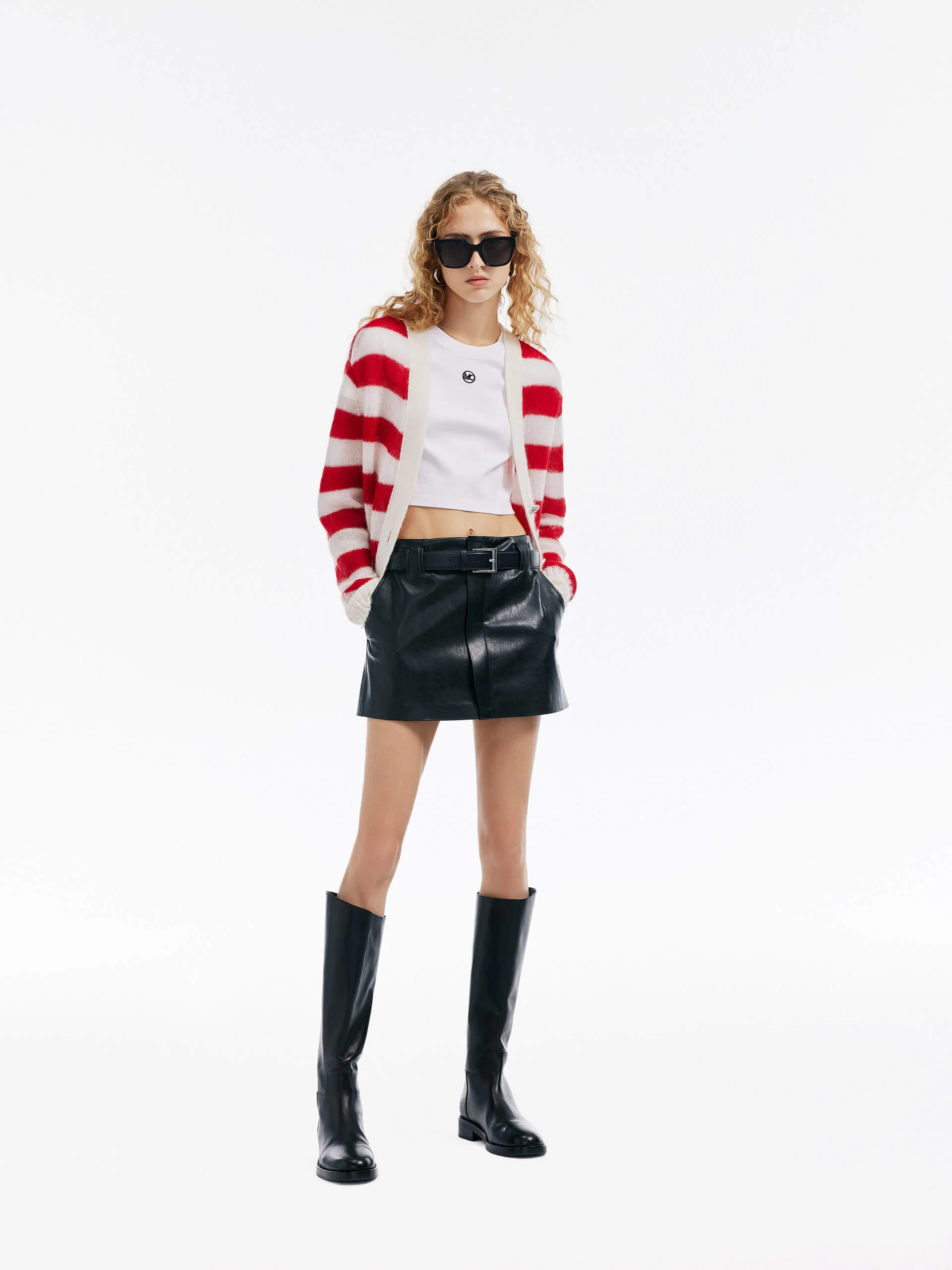 Mohair Blend Knit Cardigan - Image 16