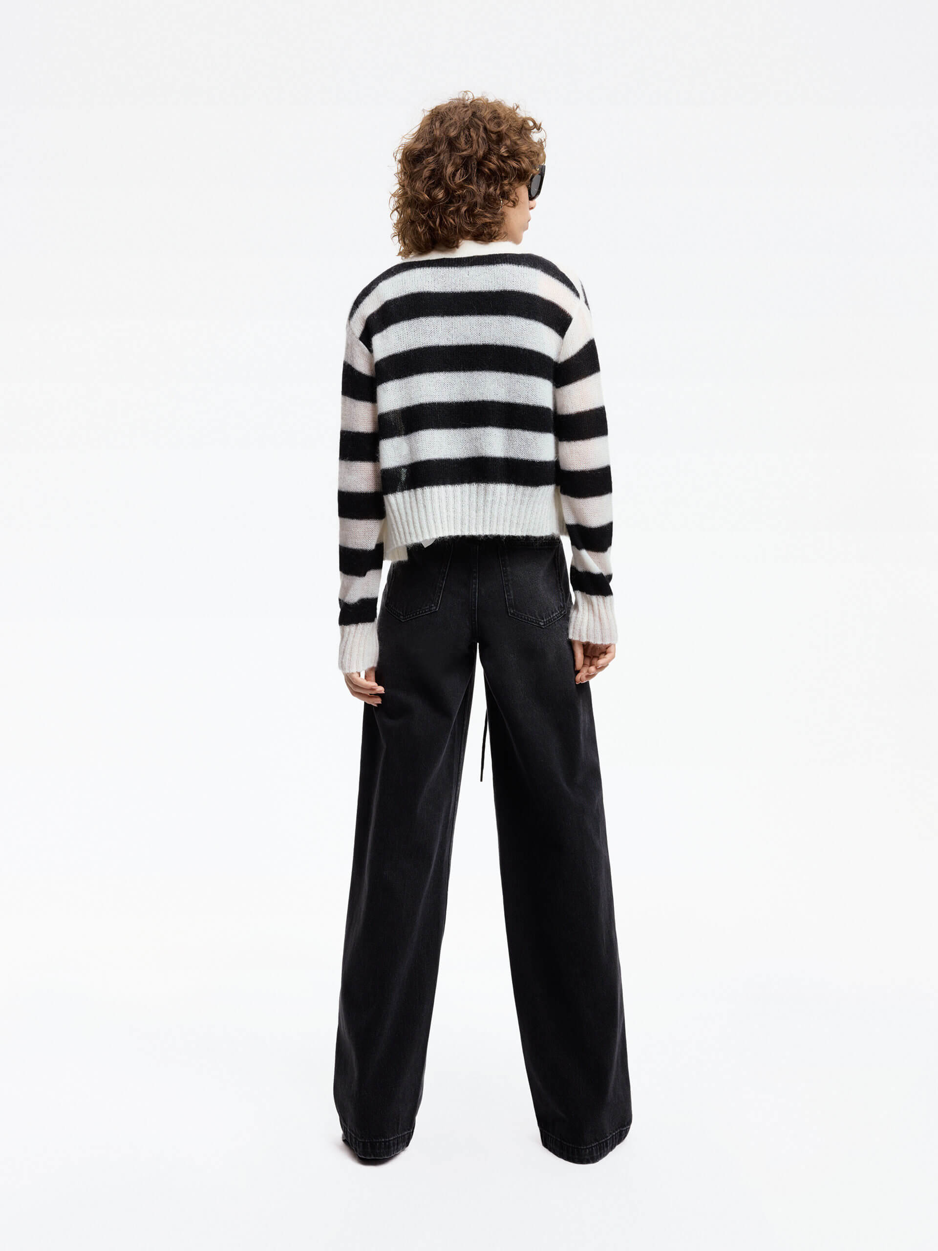 Mohair Blend Knit Cardigan - Image 6